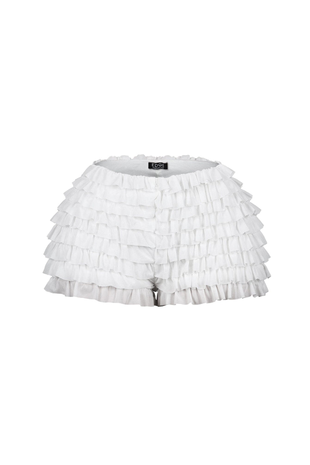 Maven Mesh Ruffle Micro Shorts