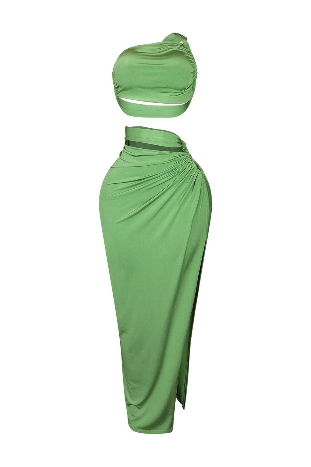 Truth Is Out One Shoulder Top & Skirt SET