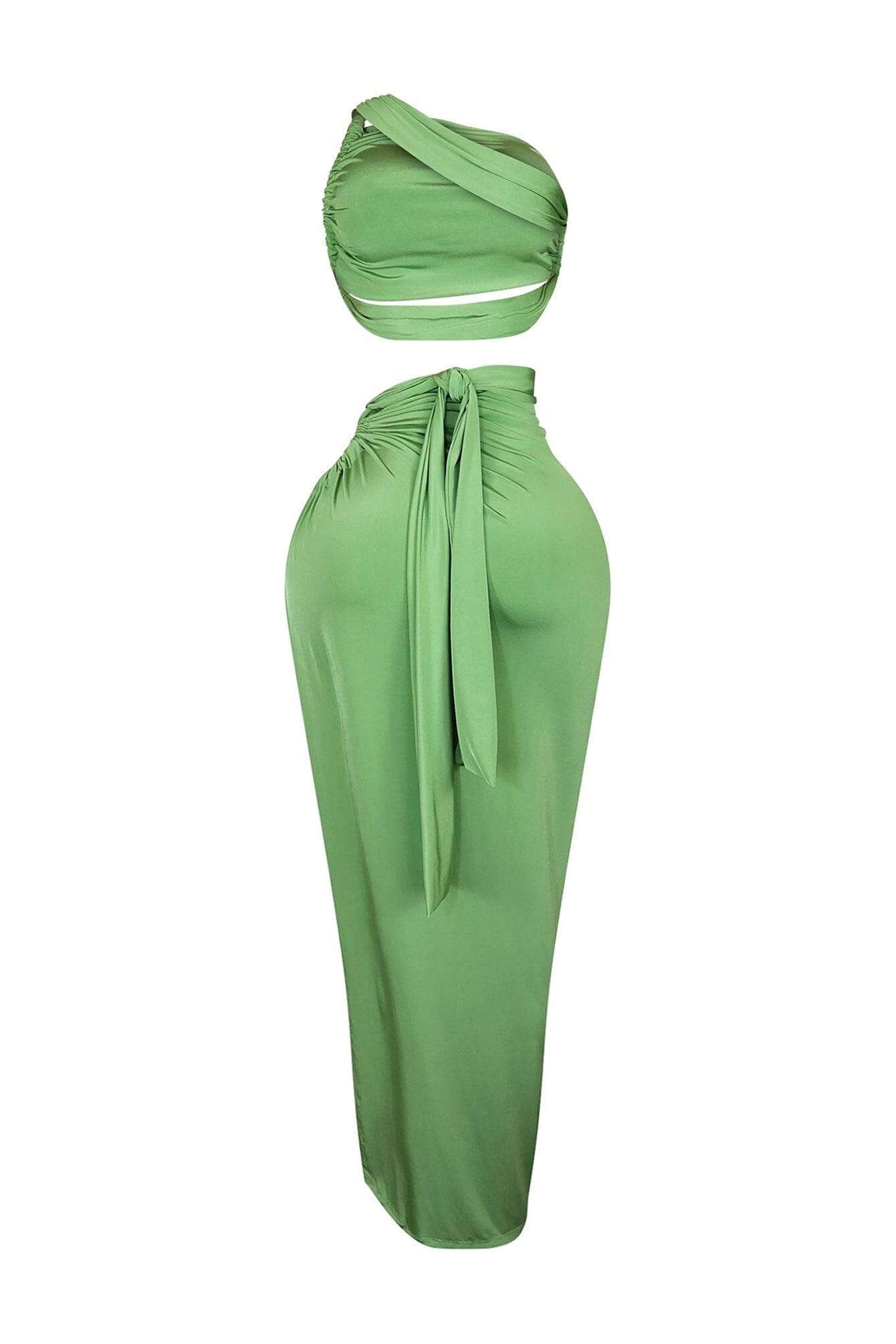 Truth Is Out One Shoulder Top & Skirt SET