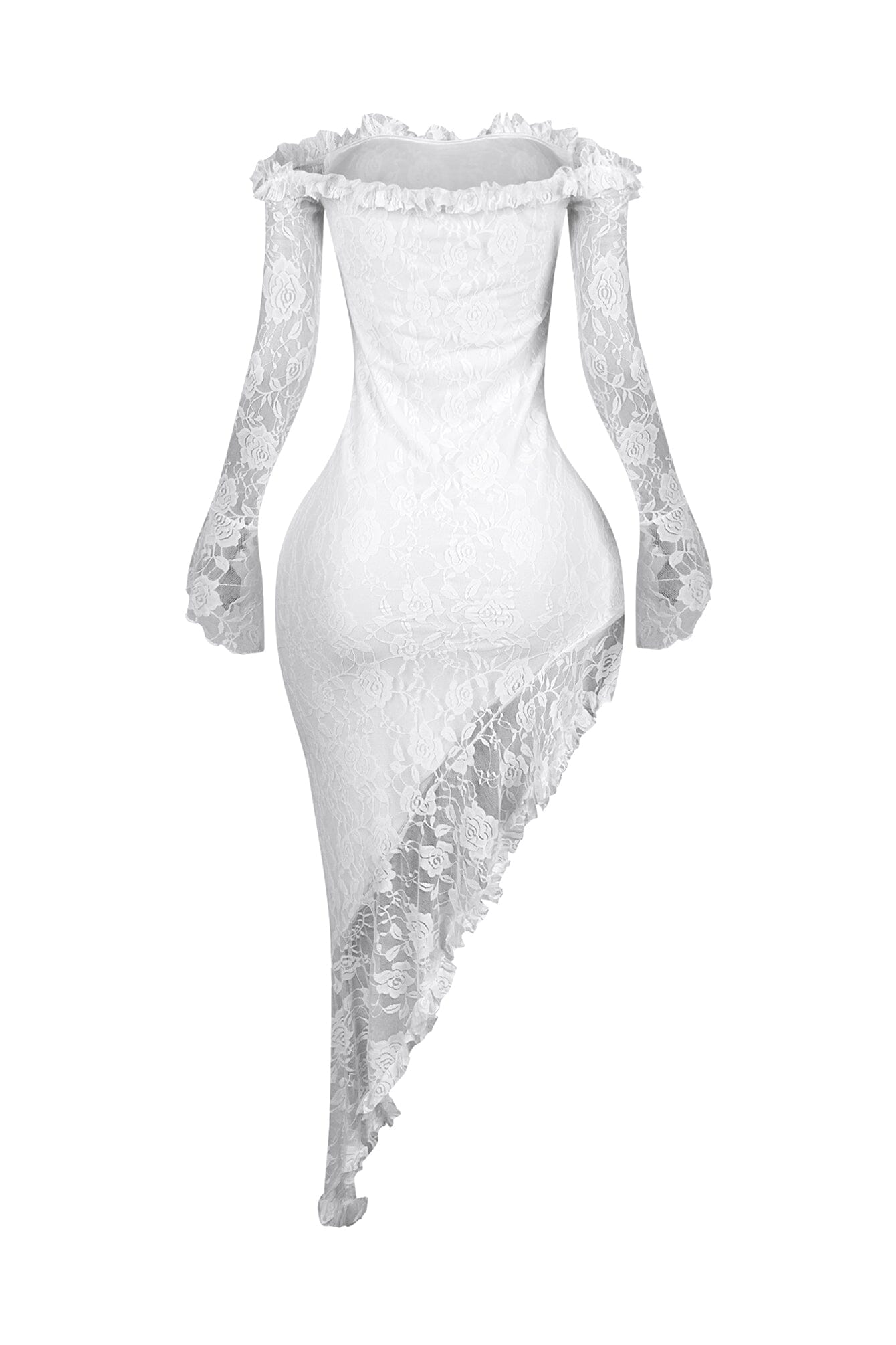 Serenity Lace Off Shoulder Maxi Dress