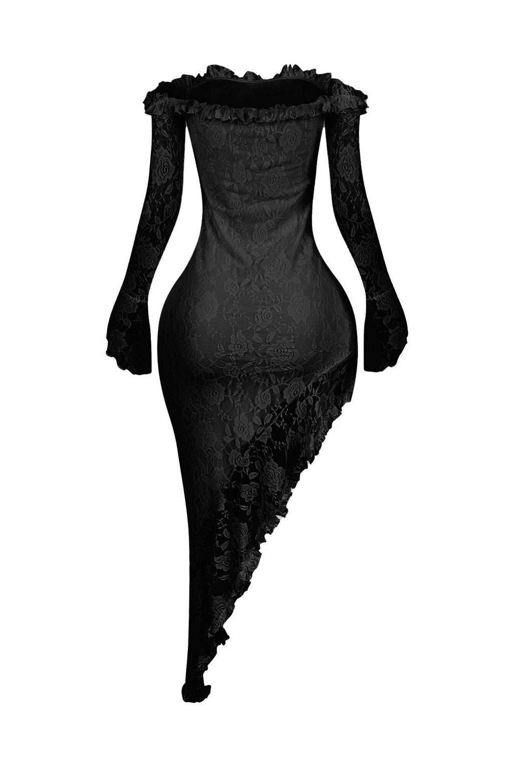 Serenity Lace Off Shoulder Maxi Dress