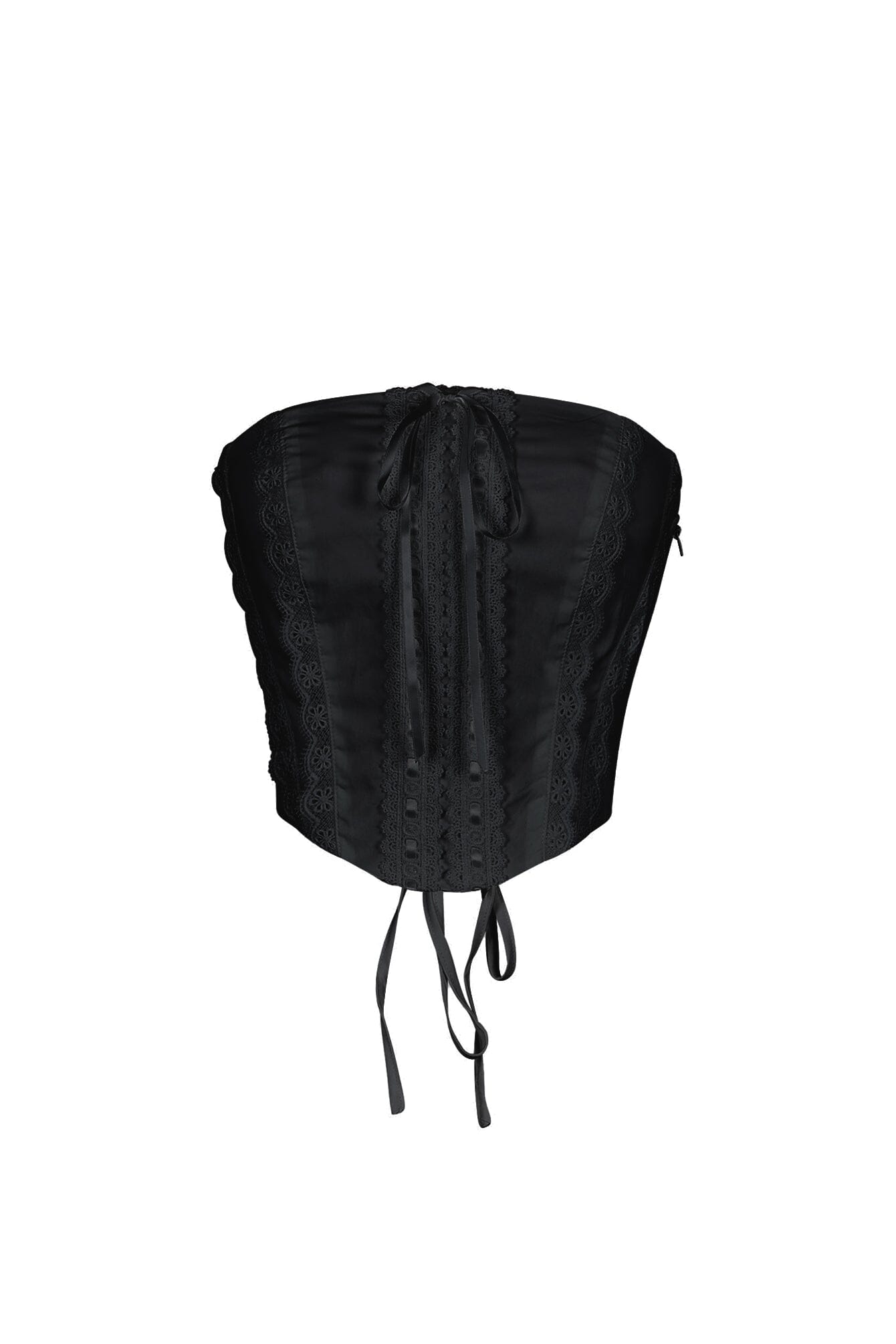 Trina Tube Crochet Lace Crop Top