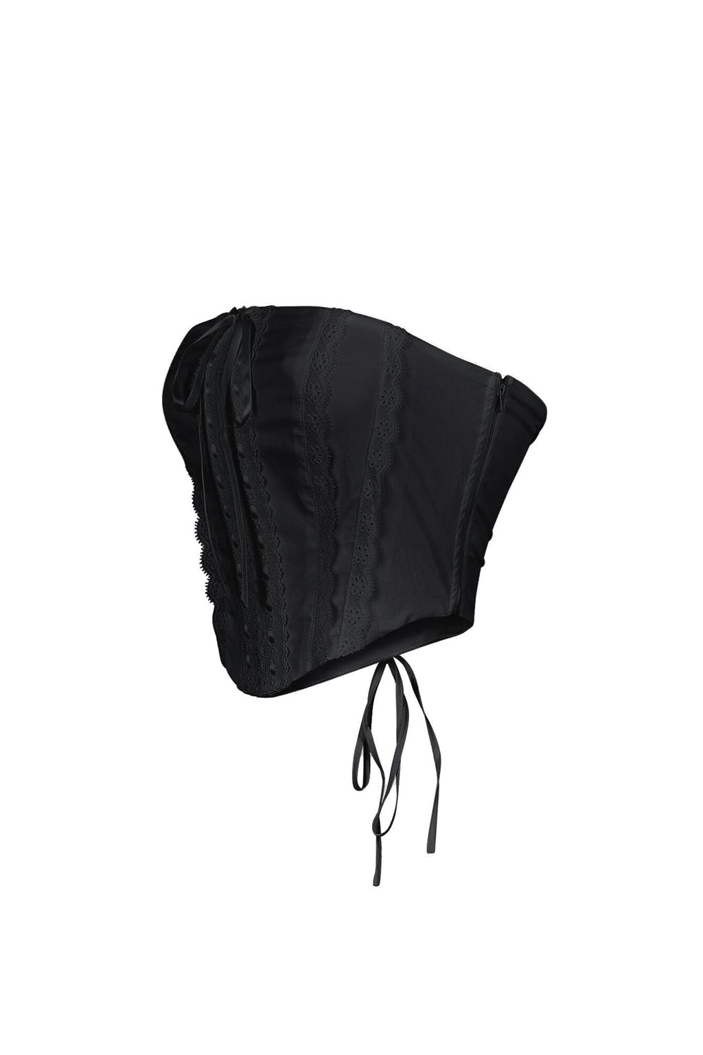 Trina Tube Crochet Lace Crop Top