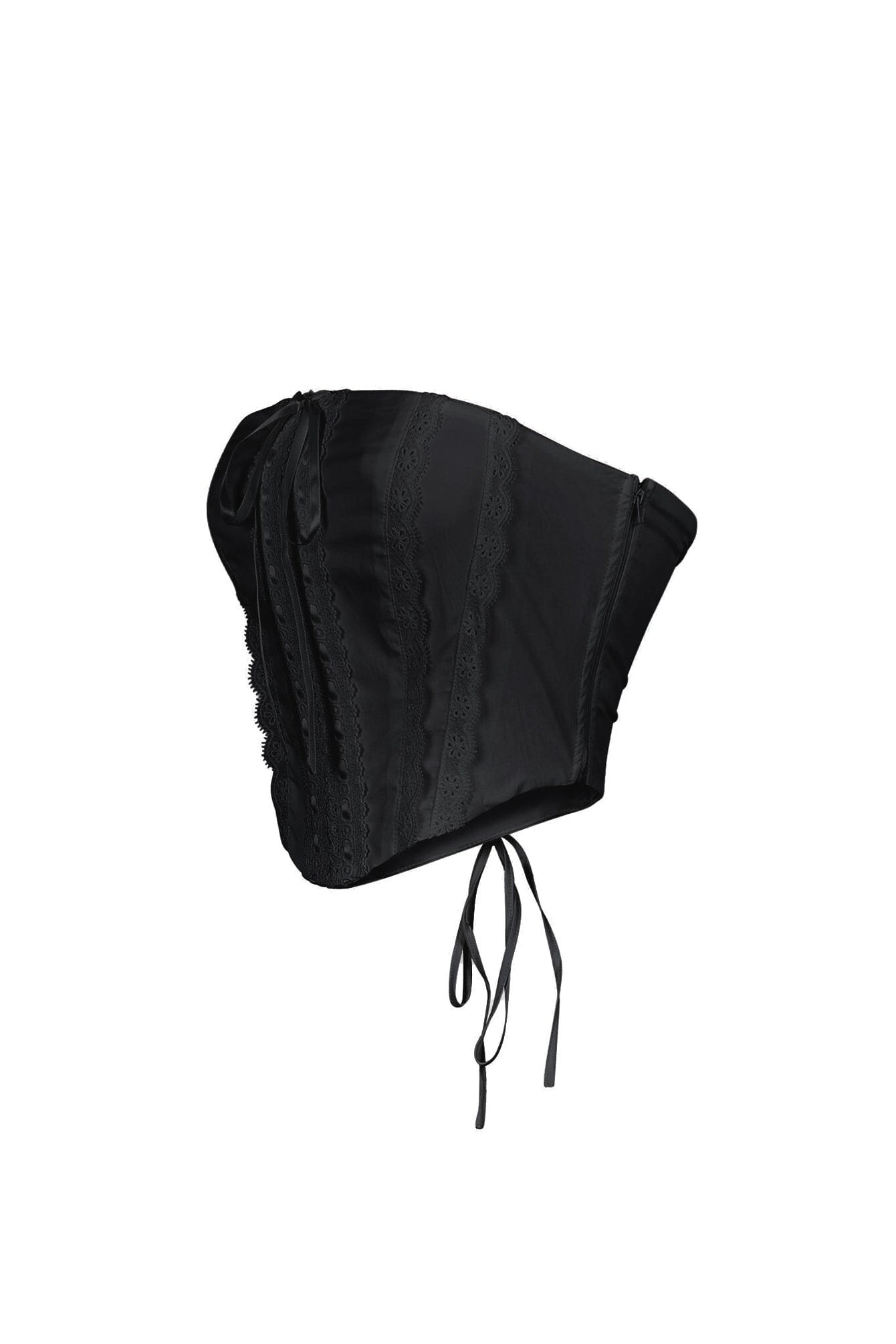 Trina Tube Crochet Lace Crop Top