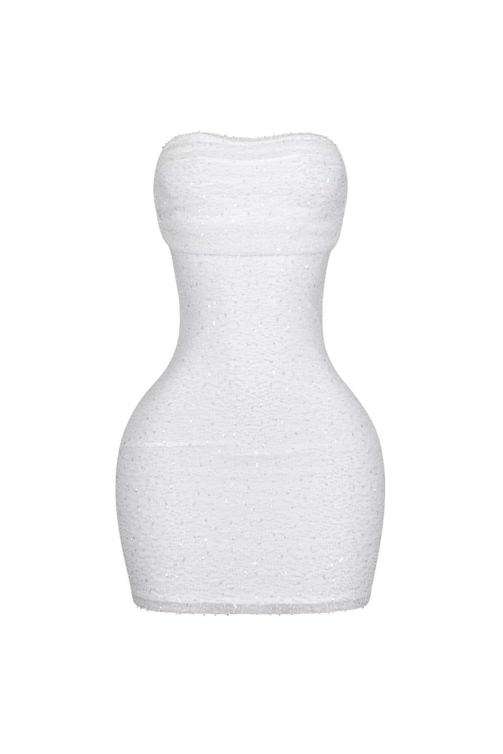 Greer Mesh Beaded Mini Dress