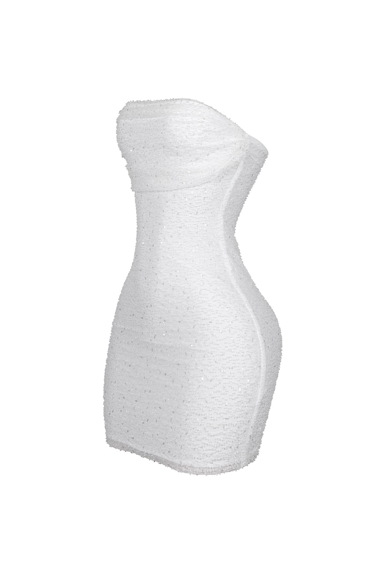 Greer Mesh Beaded Mini Dress