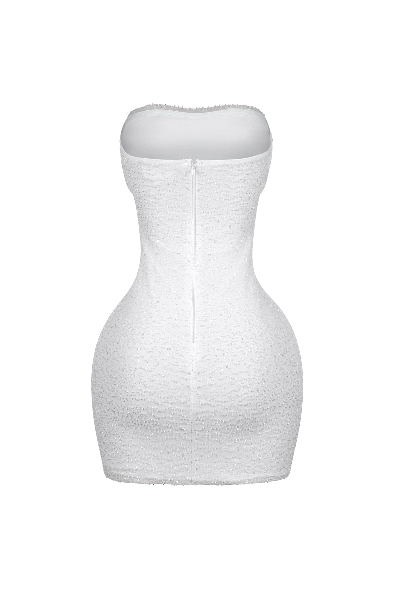 Greer Mesh Beaded Mini Dress