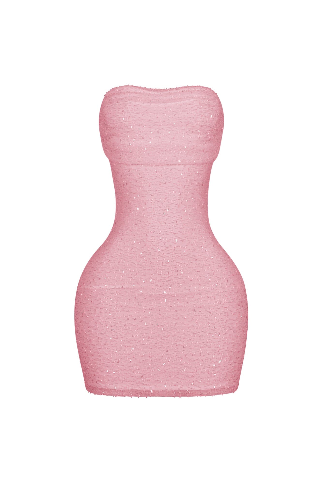 Greer Mesh Beaded Mini Dress