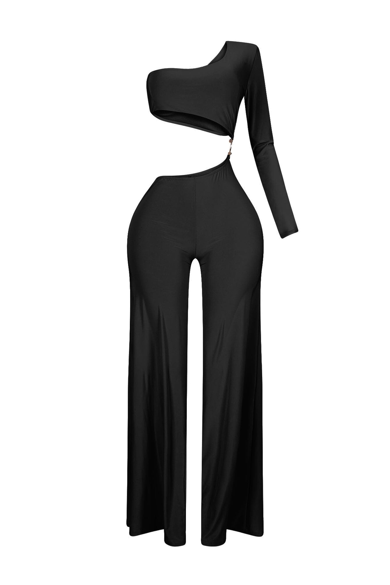 Maeve Padded One Shoulder Jumpsuit