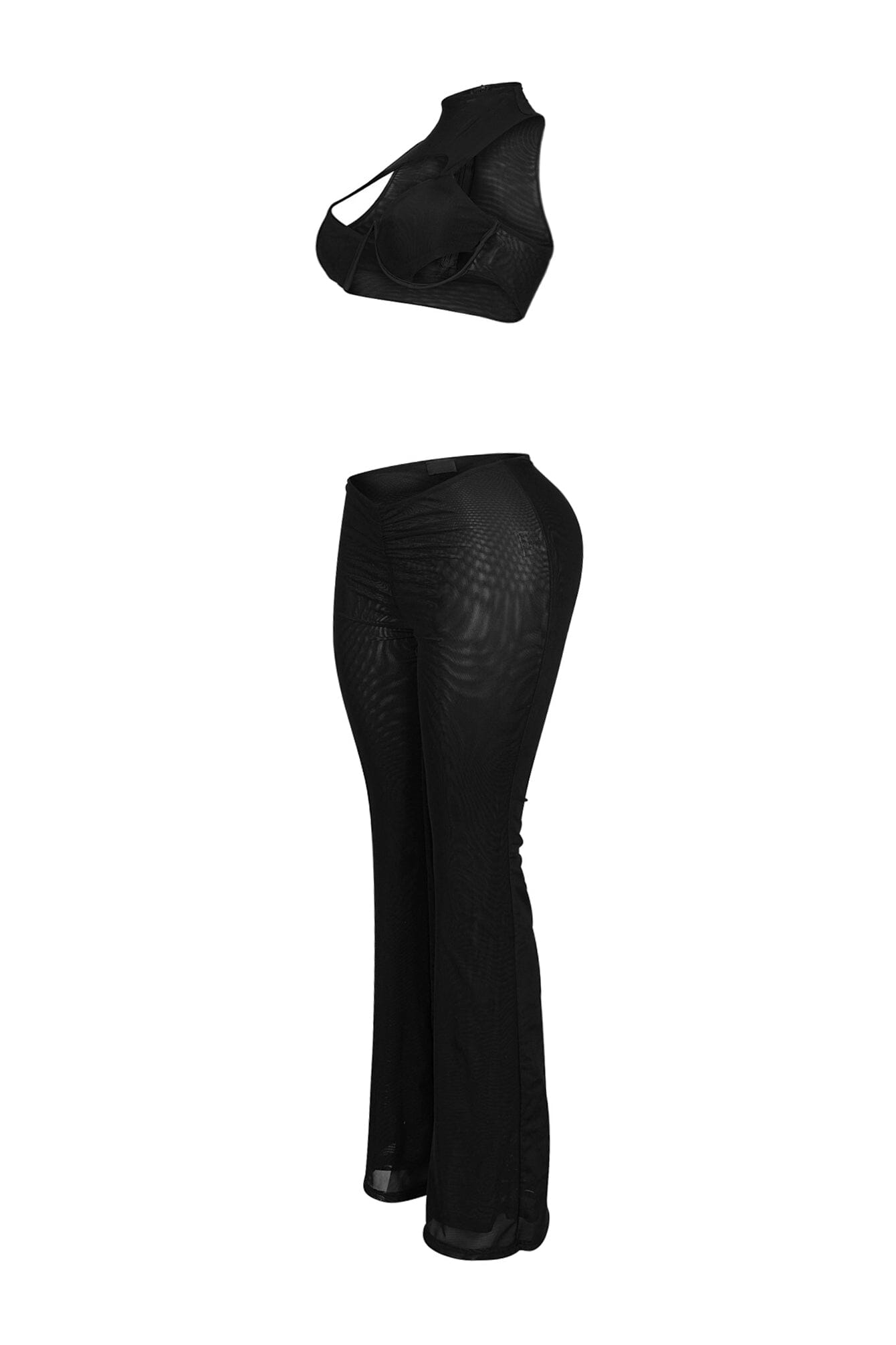 Carroll Mesh Wired Bustier Top & Pants SET