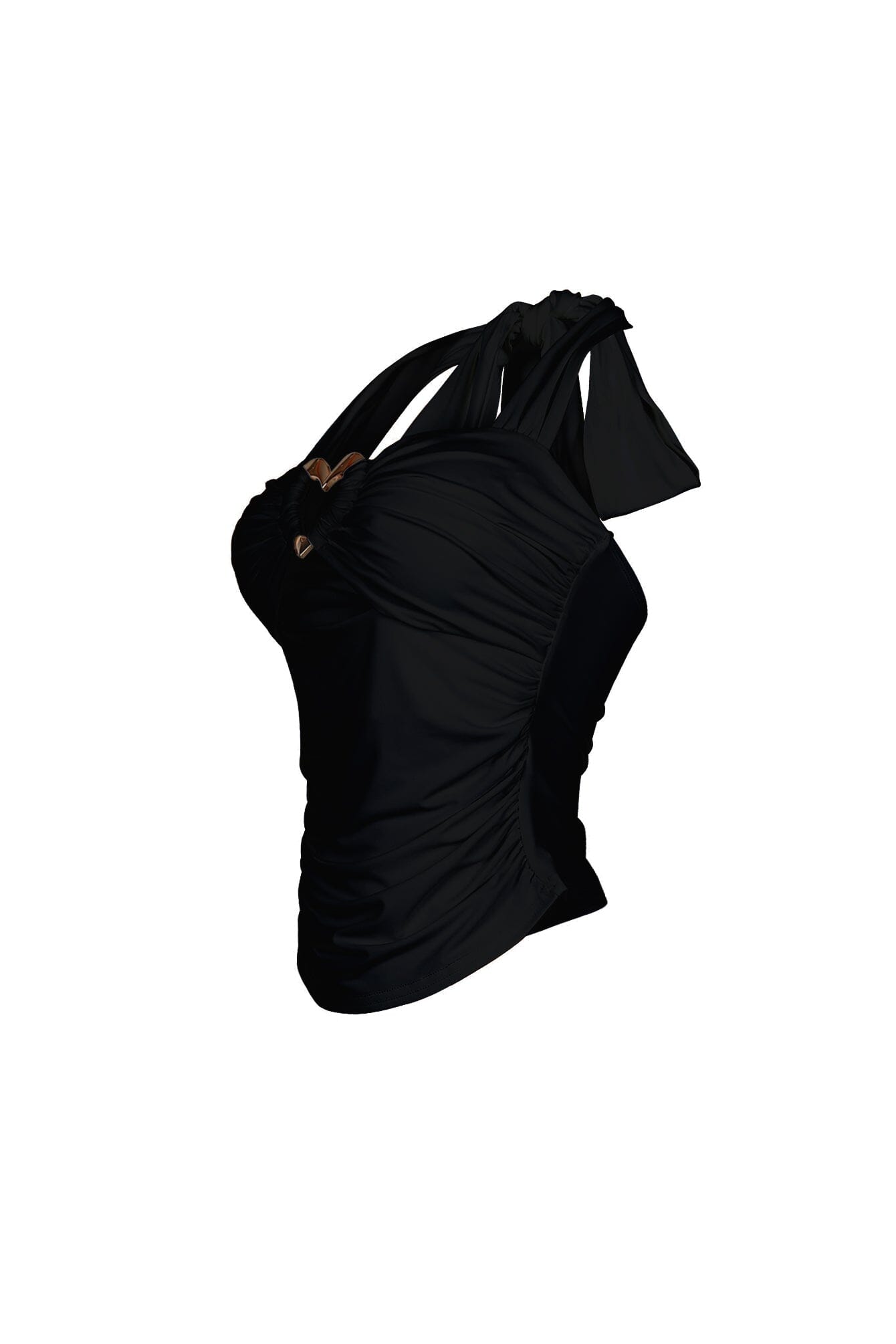 Micah Heart Metal Halter Top