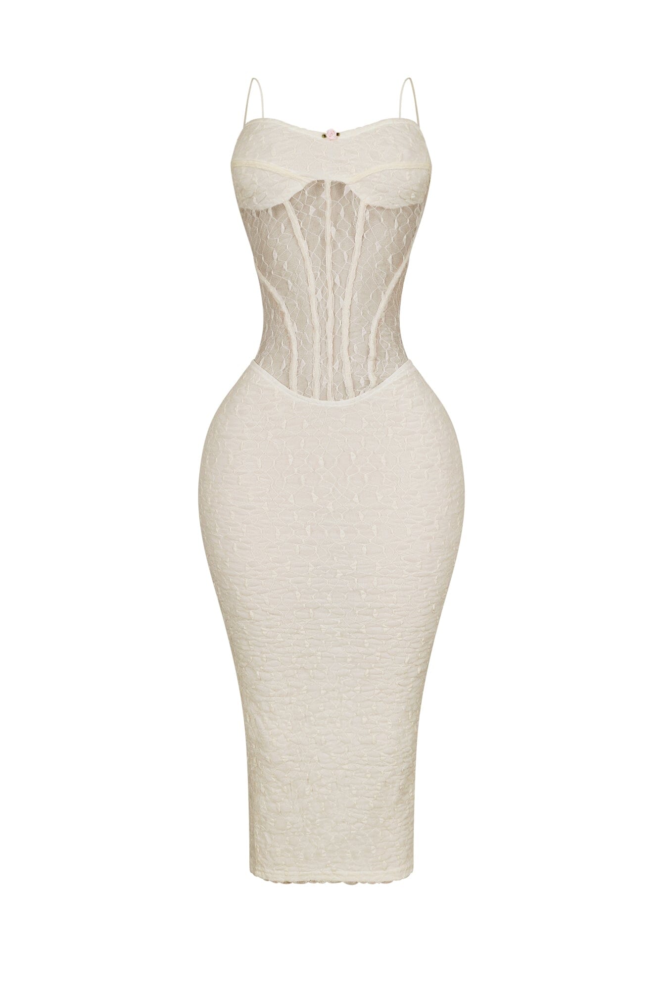 Elaine Mesh Lace Corset Dress