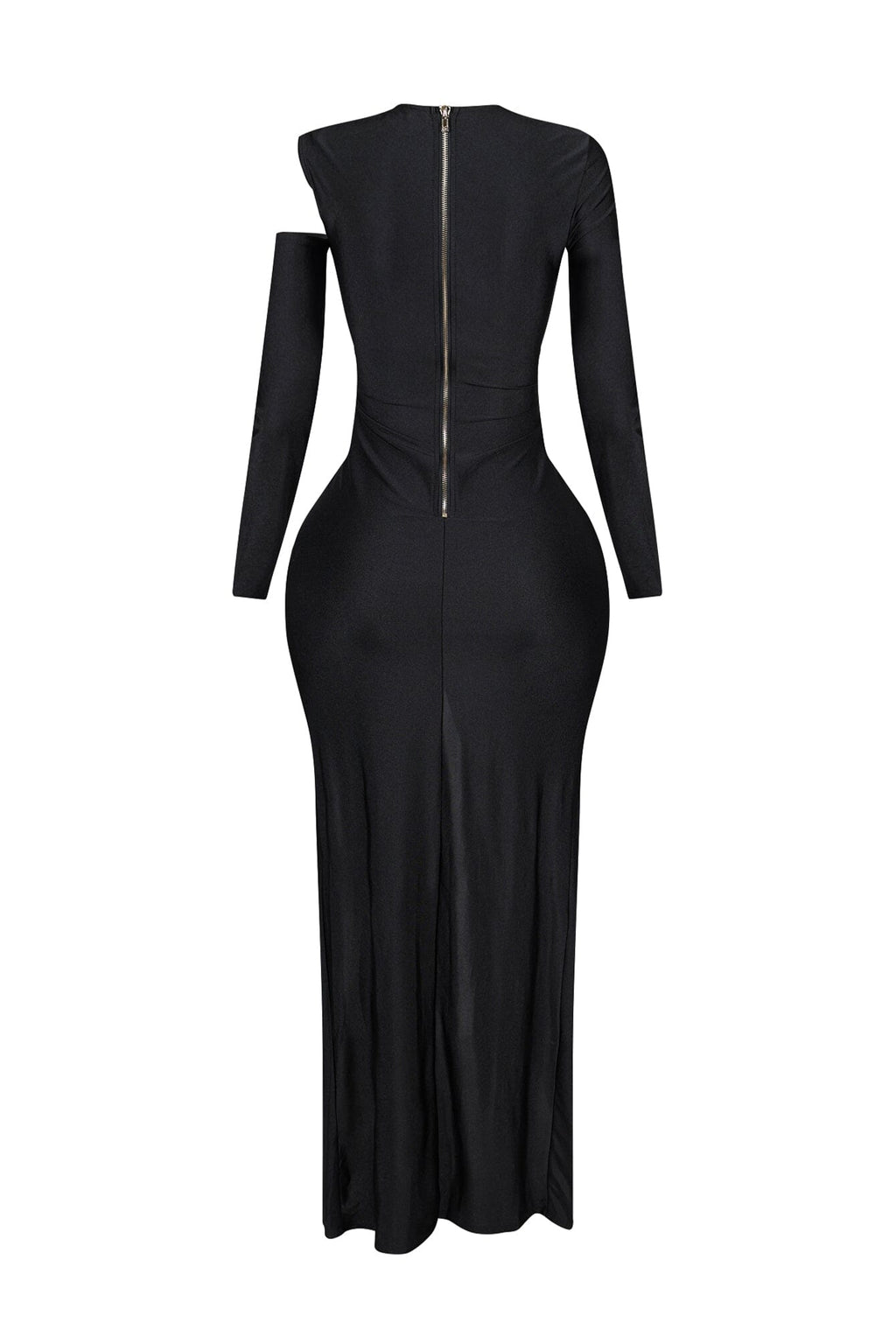 Montana Nylon Metal Chain Maxi Dress