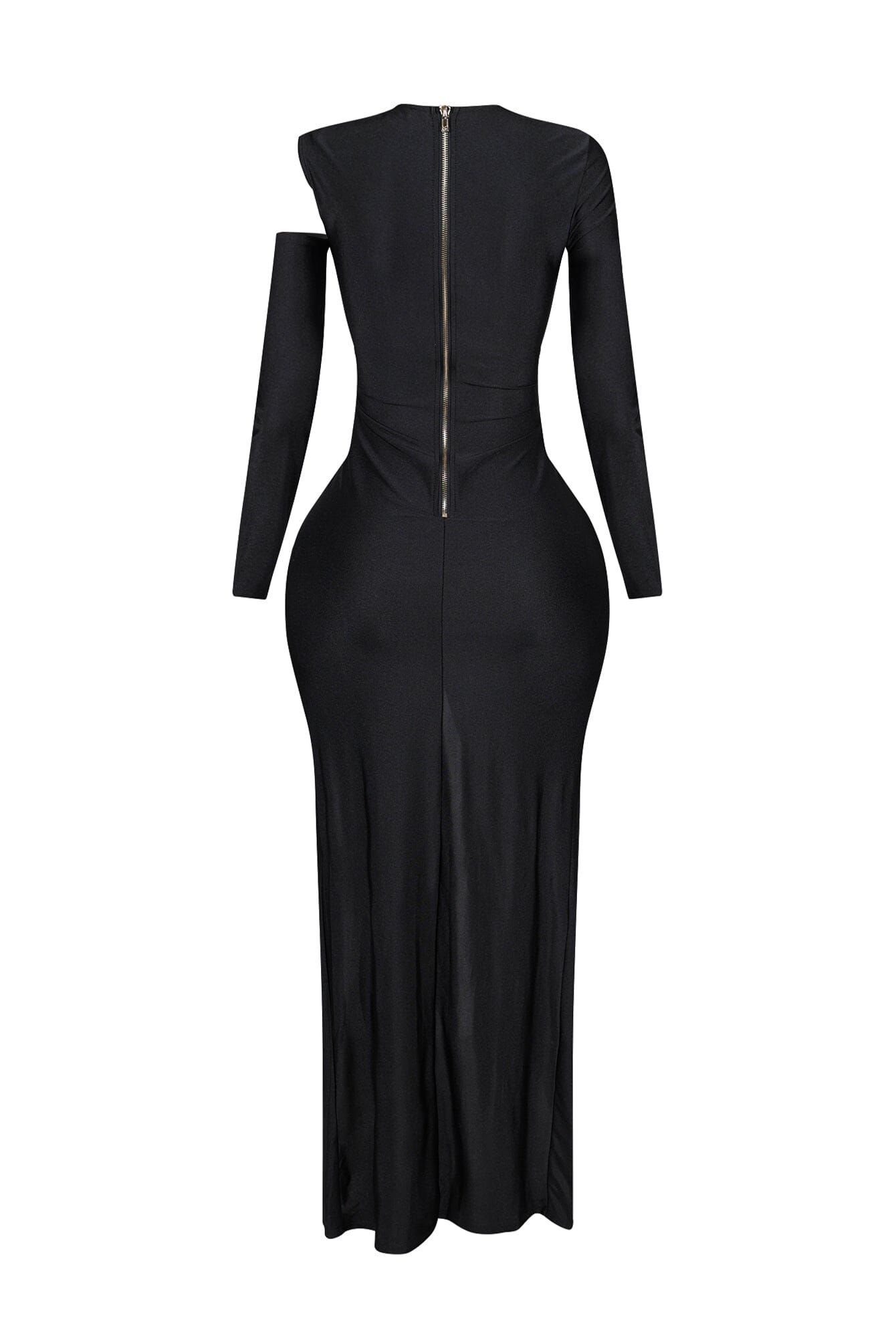 Montana Nylon Metal Chain Maxi Dress