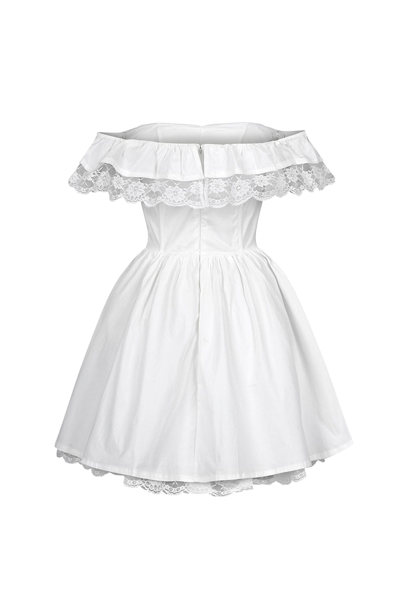 Minami Poplin Off Shoulder Mini Dress