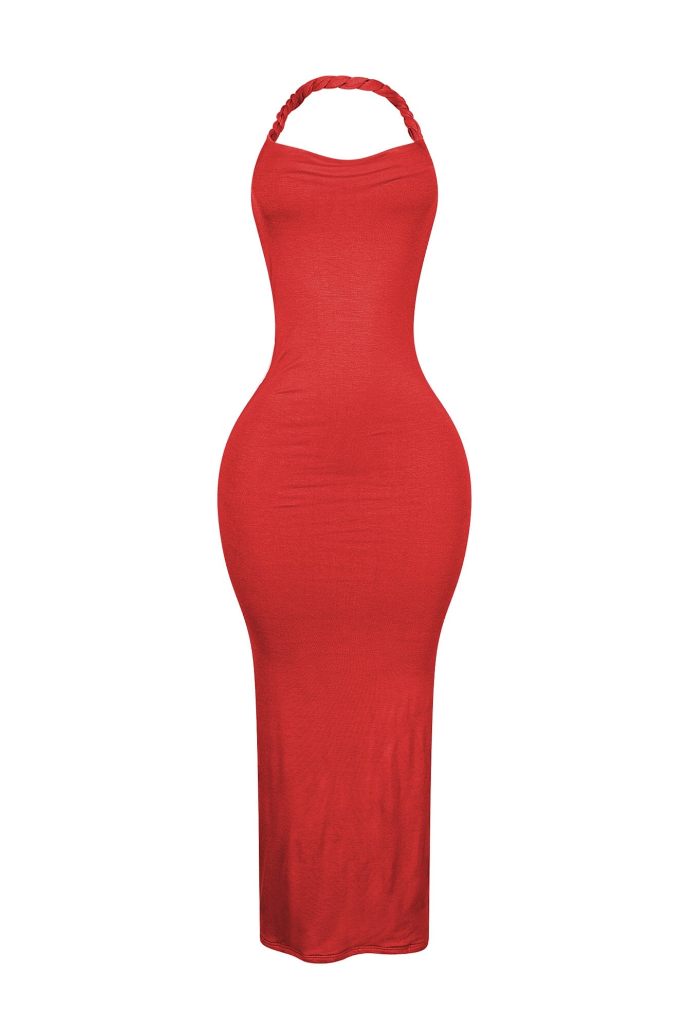 Evelynn Twisted Halter Multi Way Maxi Dress