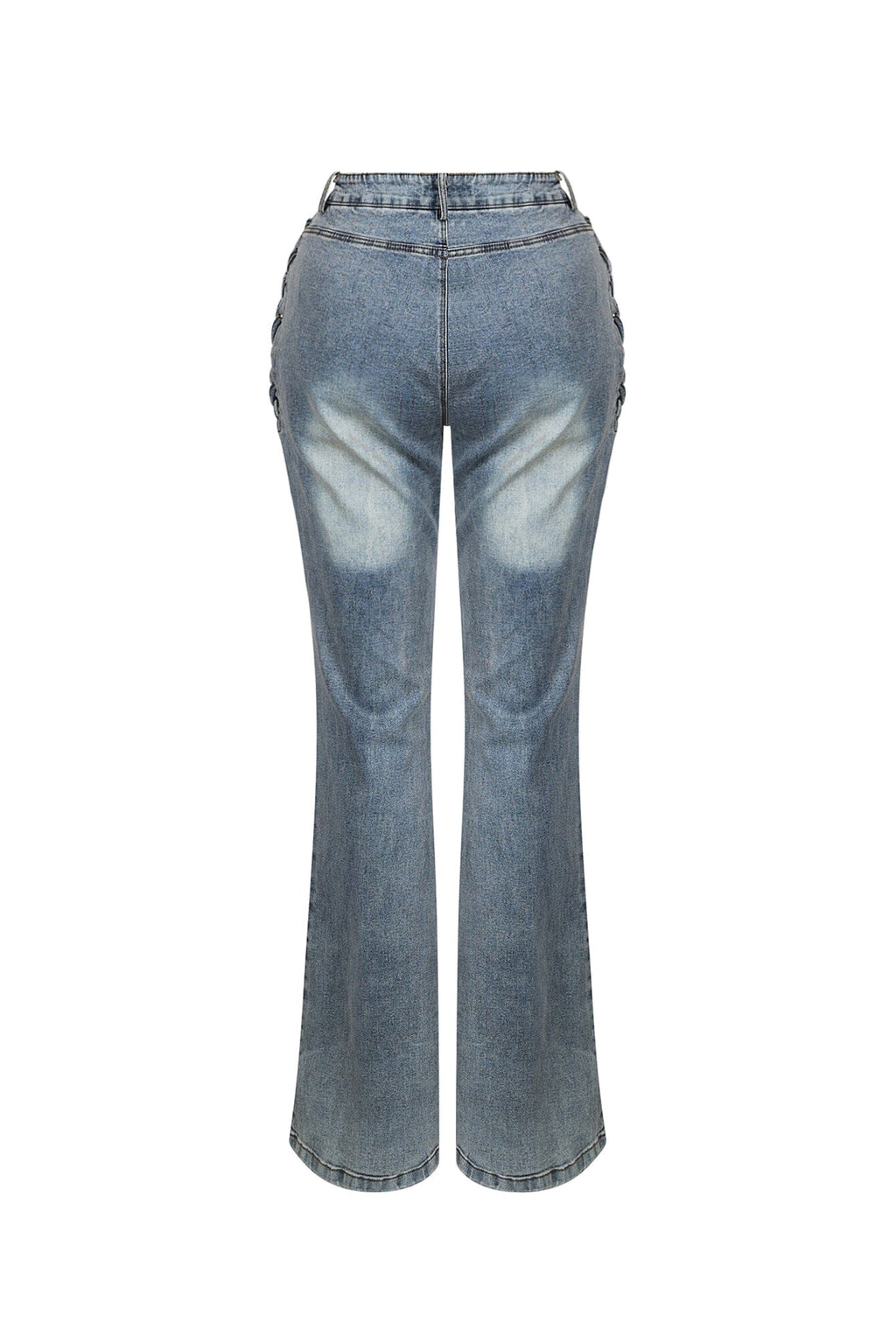 Stering Denim Lace Up Jeans