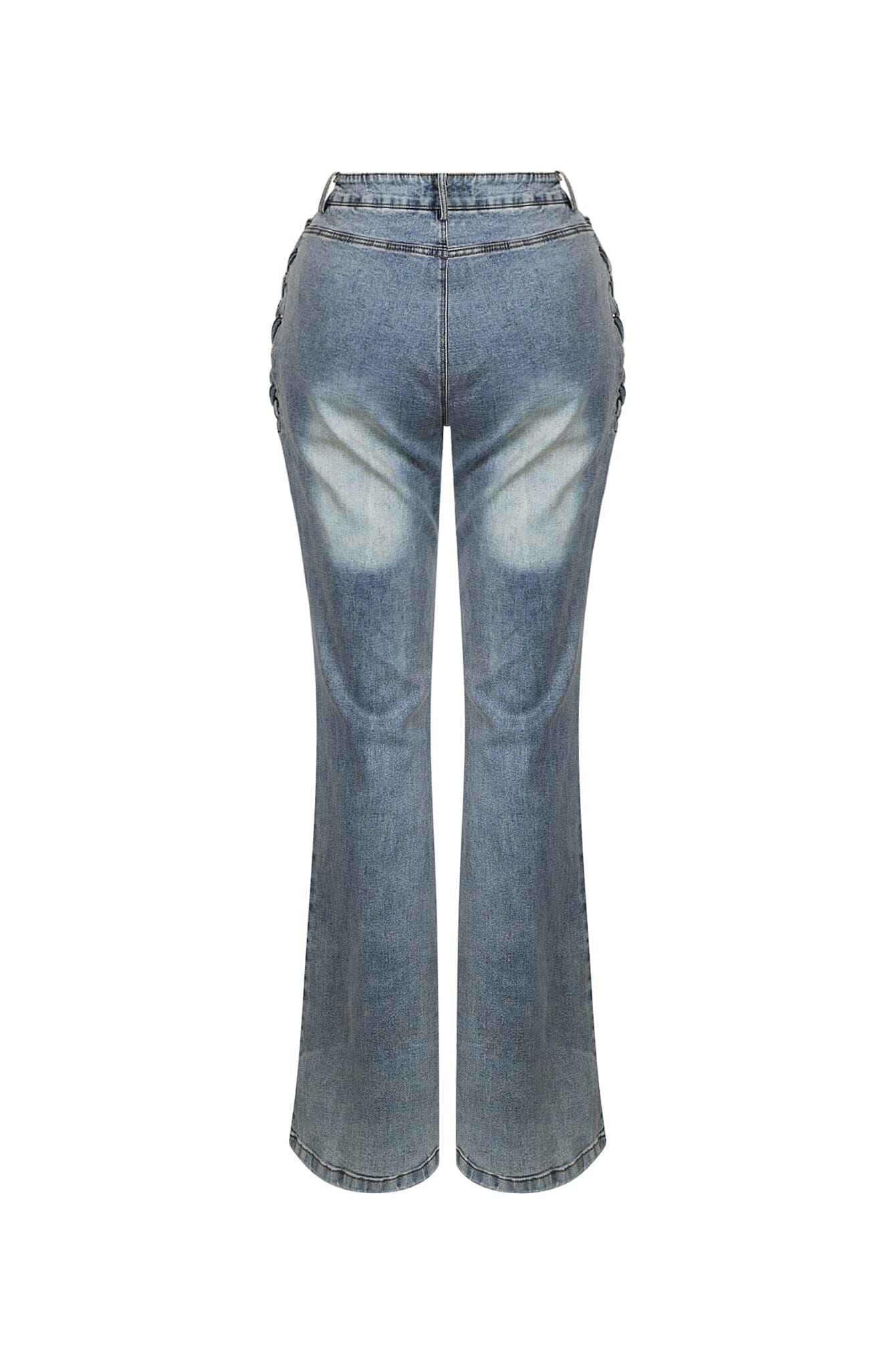 Stering Denim Lace Up Jeans