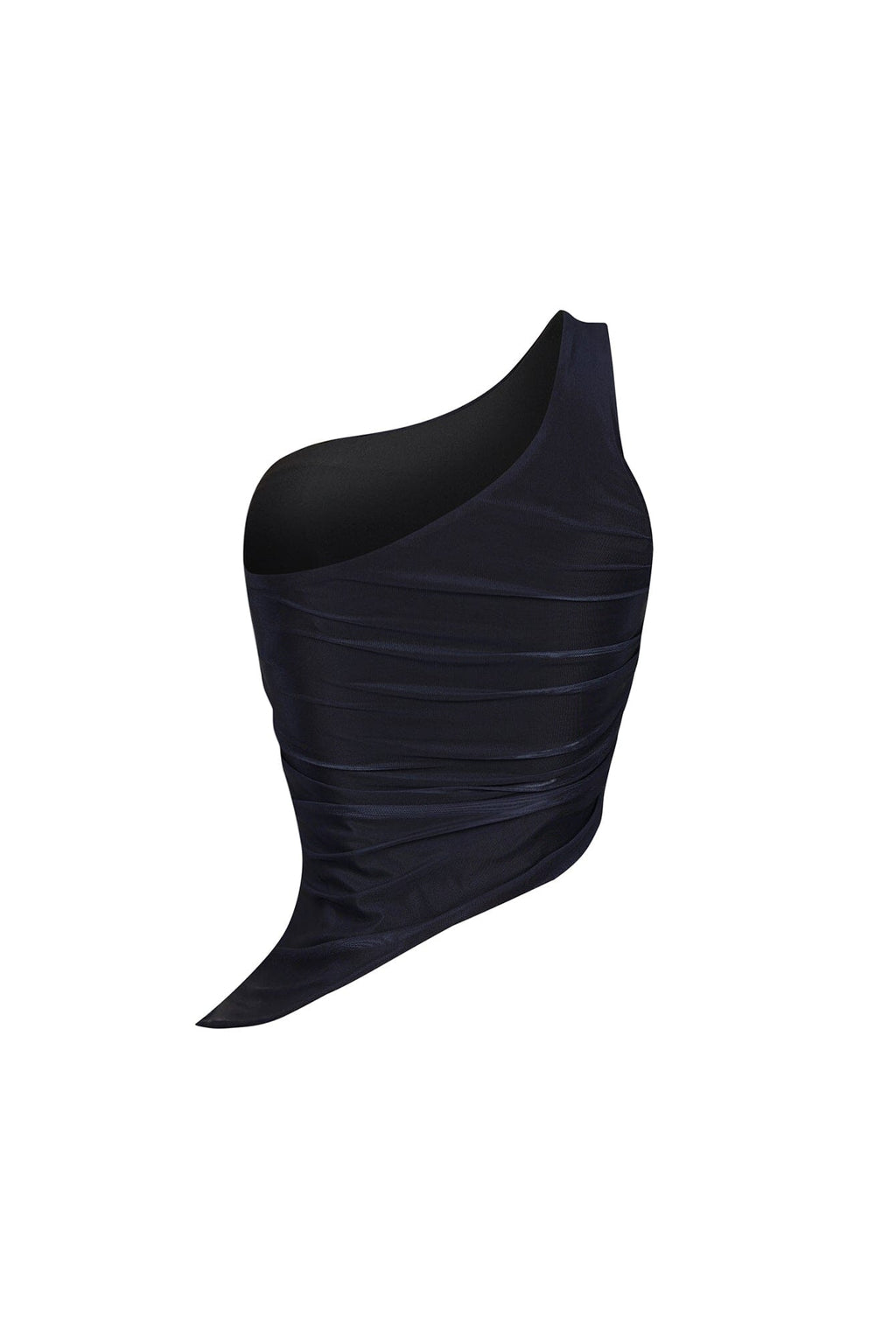 Elodie Flower Print Asymmetrical One Shoulder Top