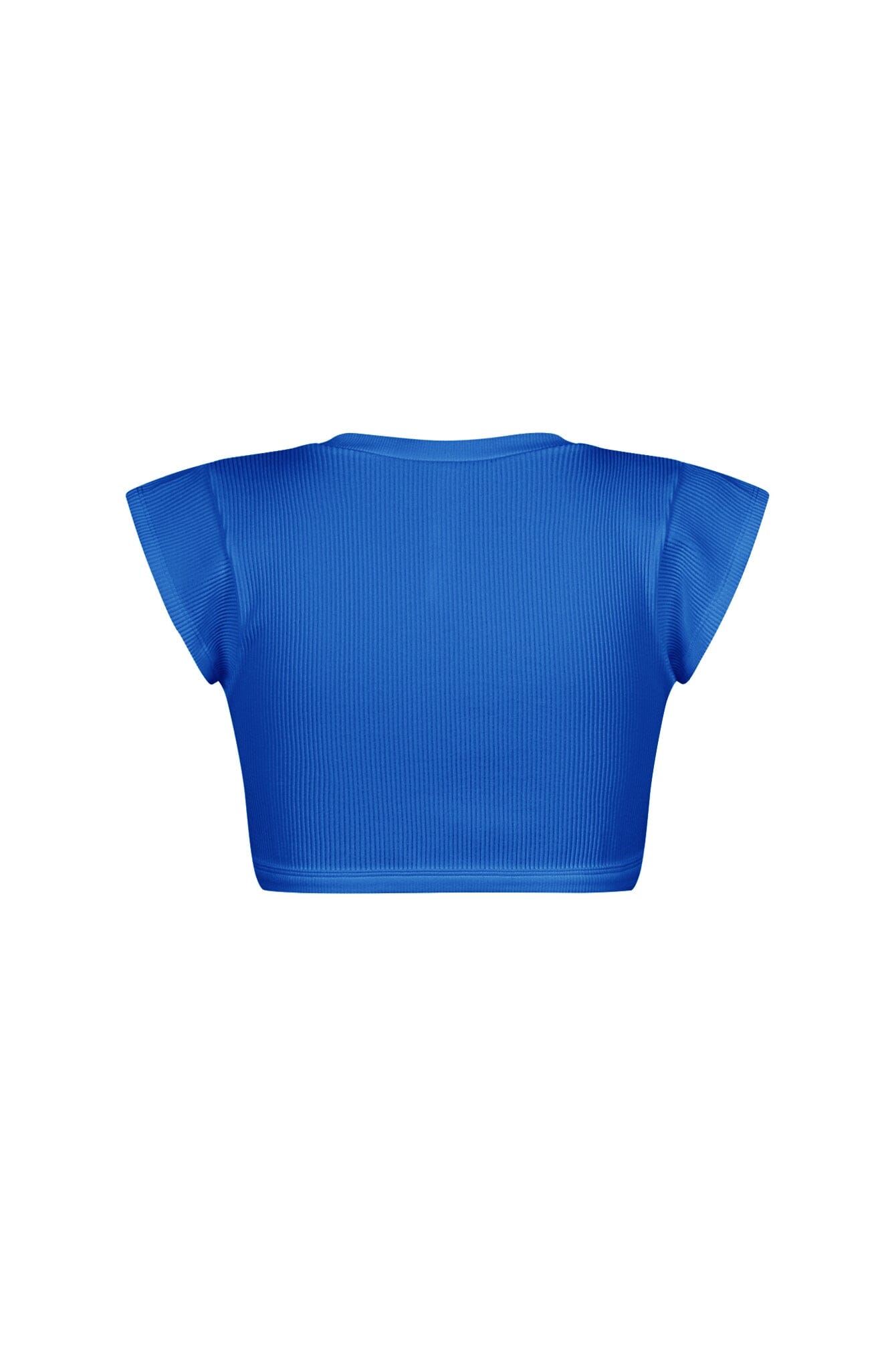 Karina Ribbed Tie Crop Top