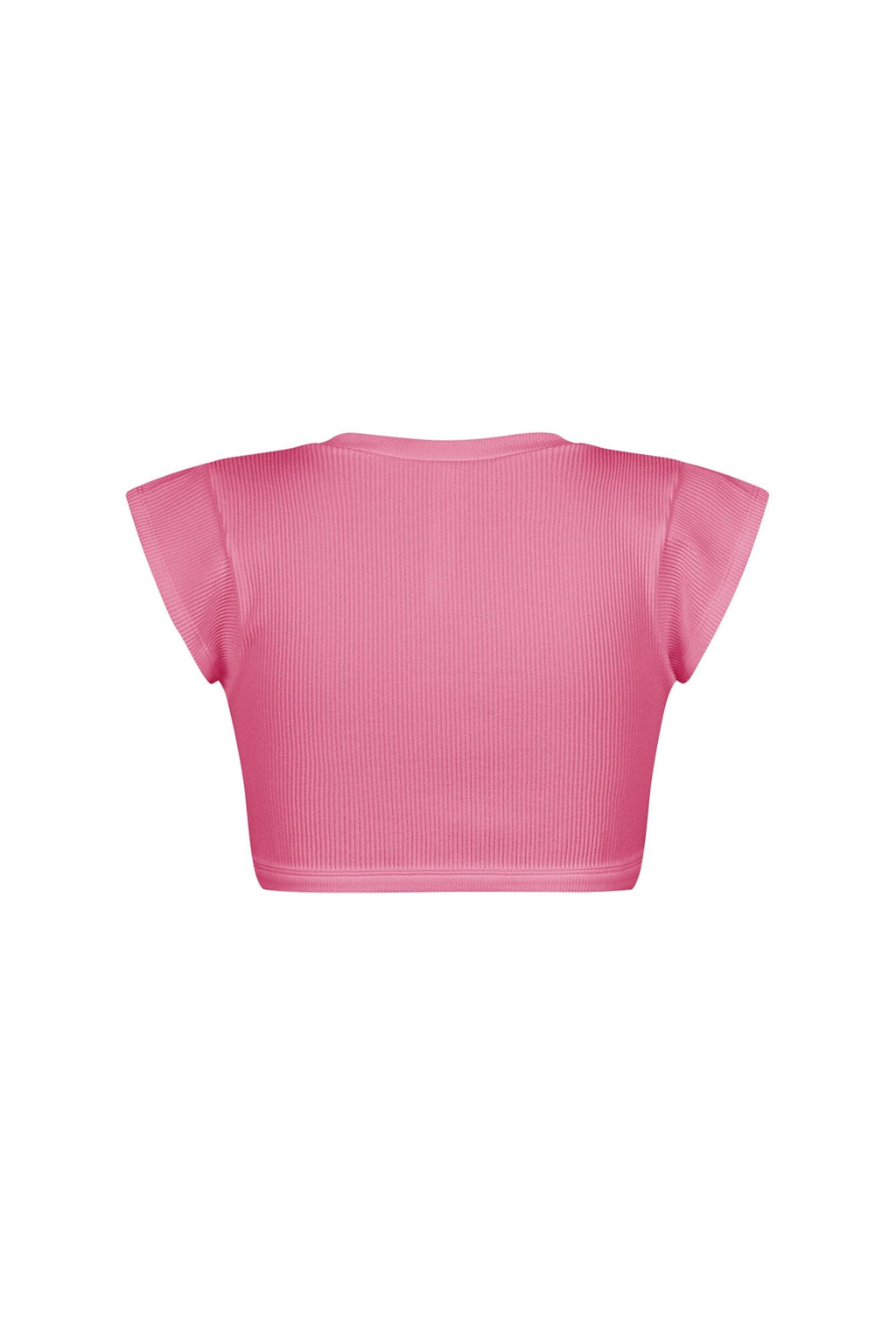 Karina Ribbed Tie Crop Top