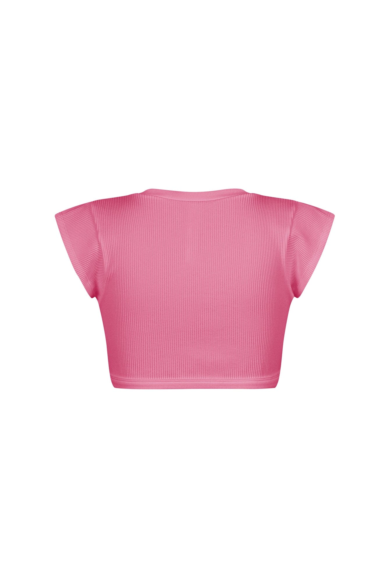 Karina Ribbed Tie Crop Top