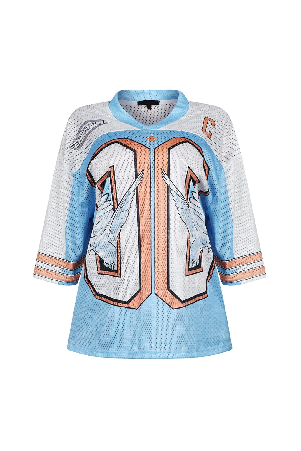 Pigeon Oversized Football Jersey Top