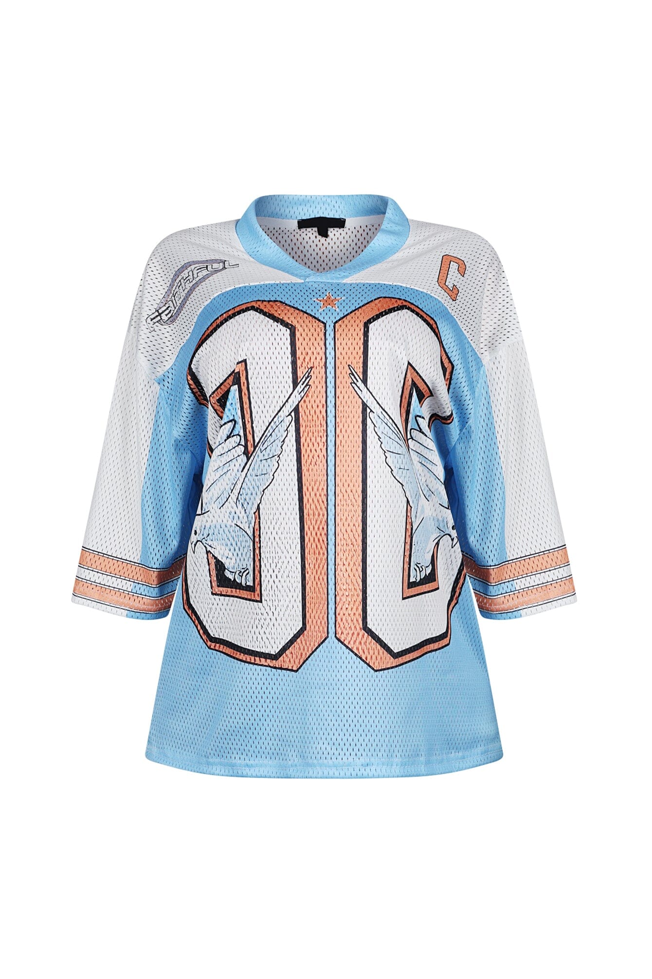 Pigeon Oversized Football Jersey Top