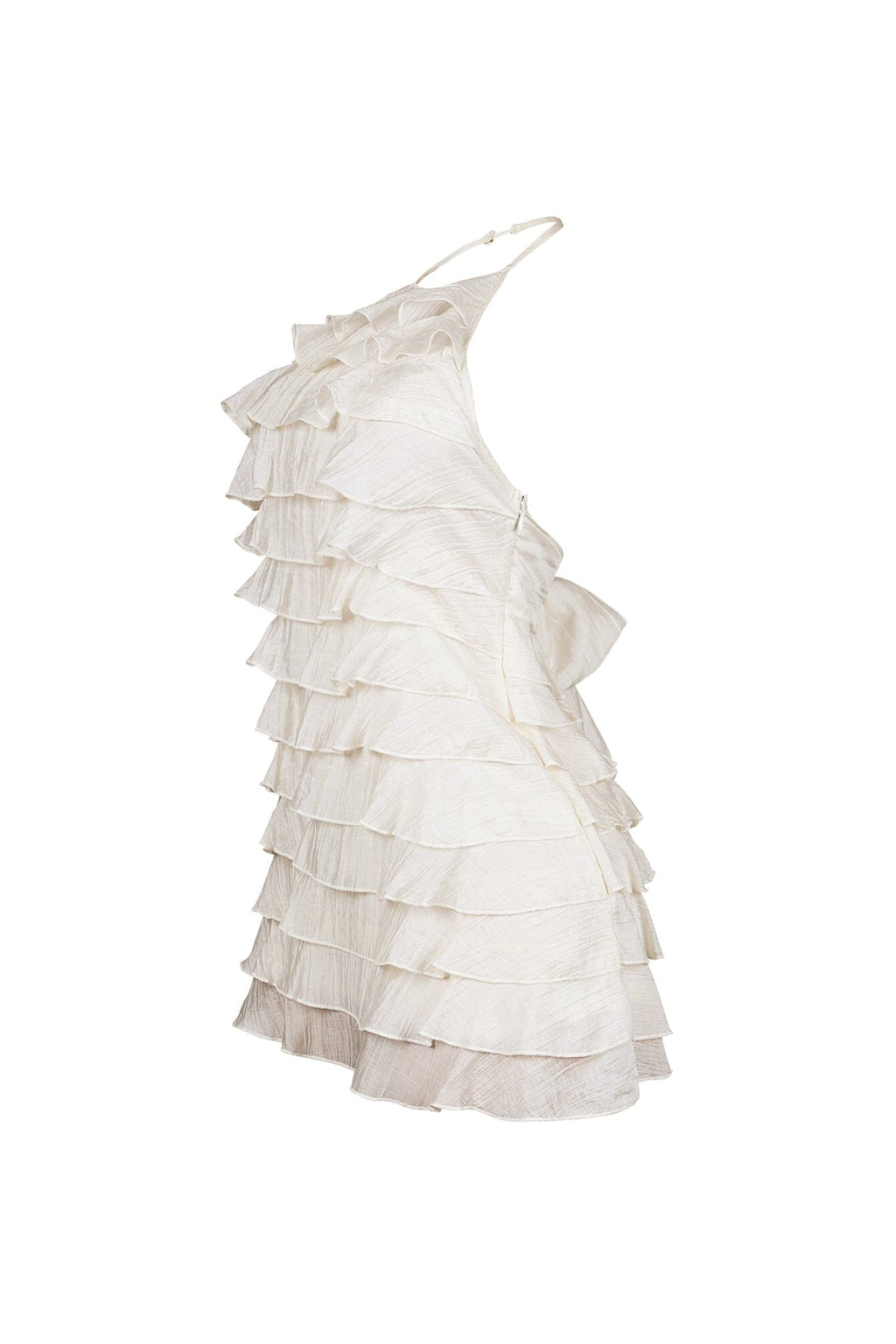 Corinn Ruffle Halter Neck Mini Dress