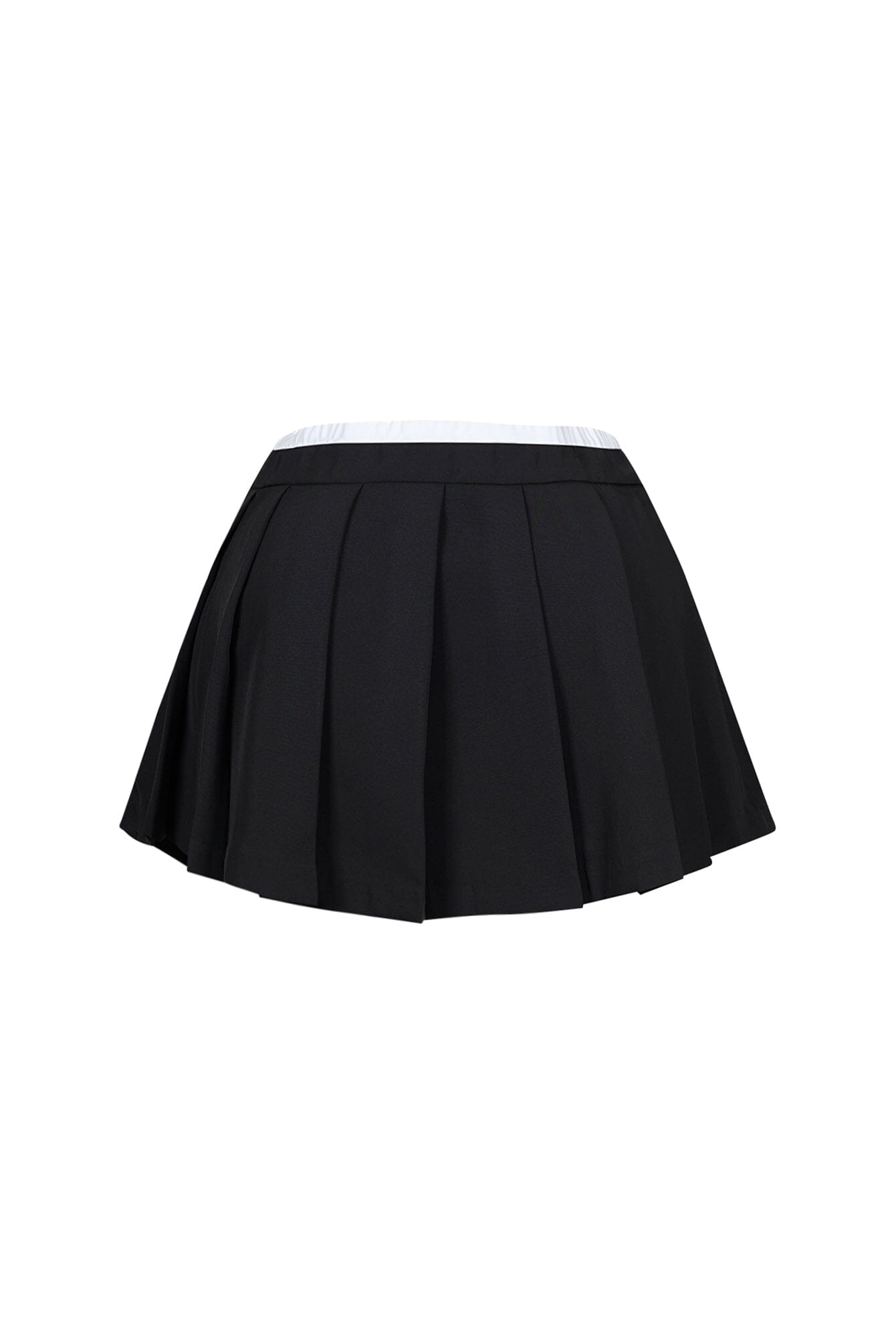 Zeeta Waist Color Block Mini Skirt