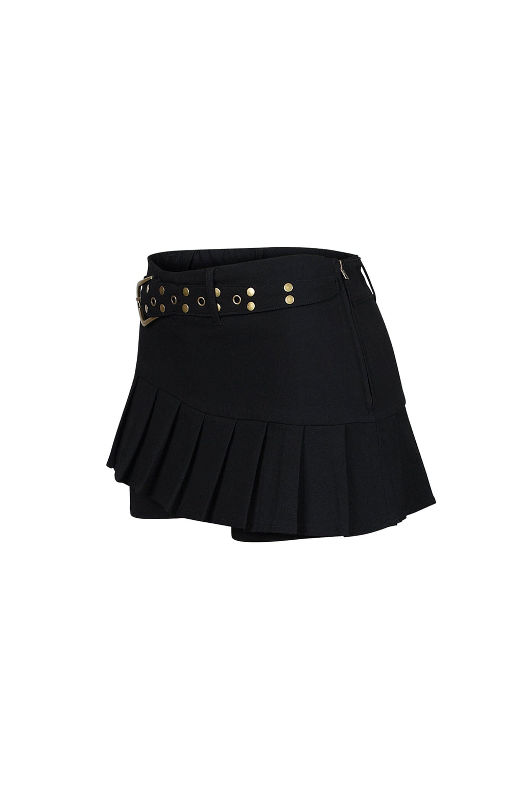 Xandy Belted Micro Mini Skirt