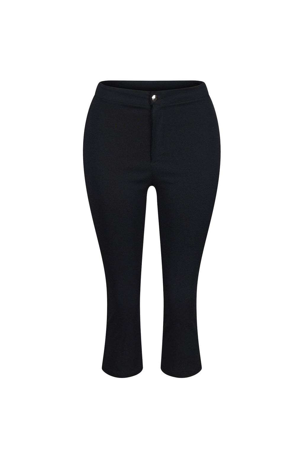 Feminine Fit High Waist Capri Pants