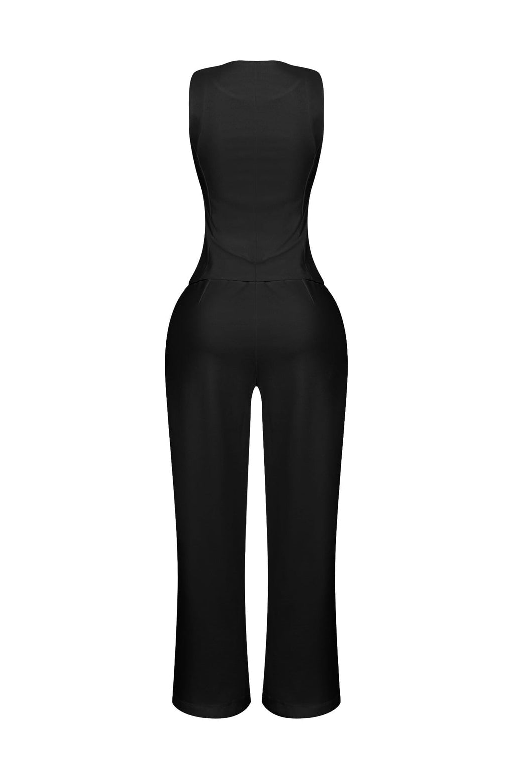 Teresita Button Up Vest Top & Pants SET