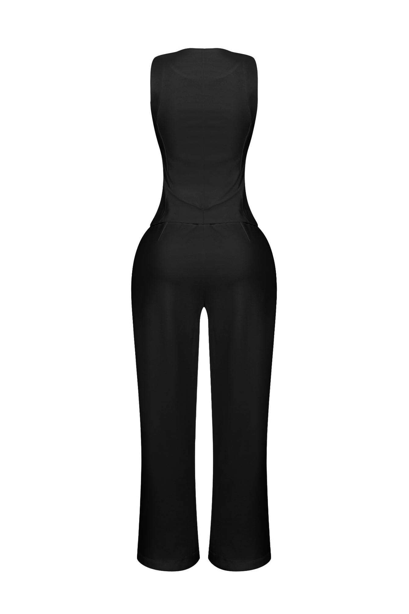 Teresita Button Up Vest Top & Pants SET