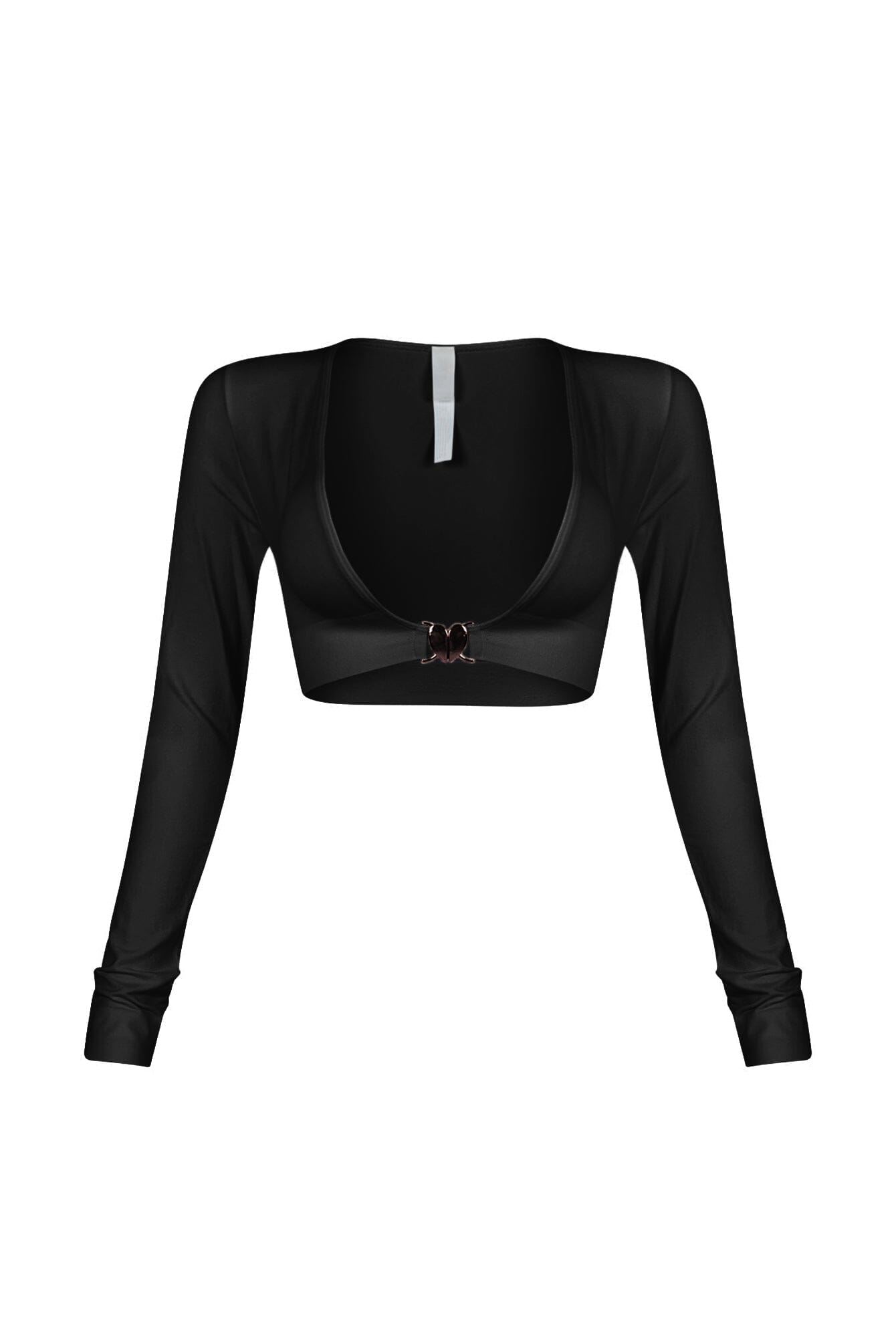 Jayce Contour Clasp Long Sleeve Top