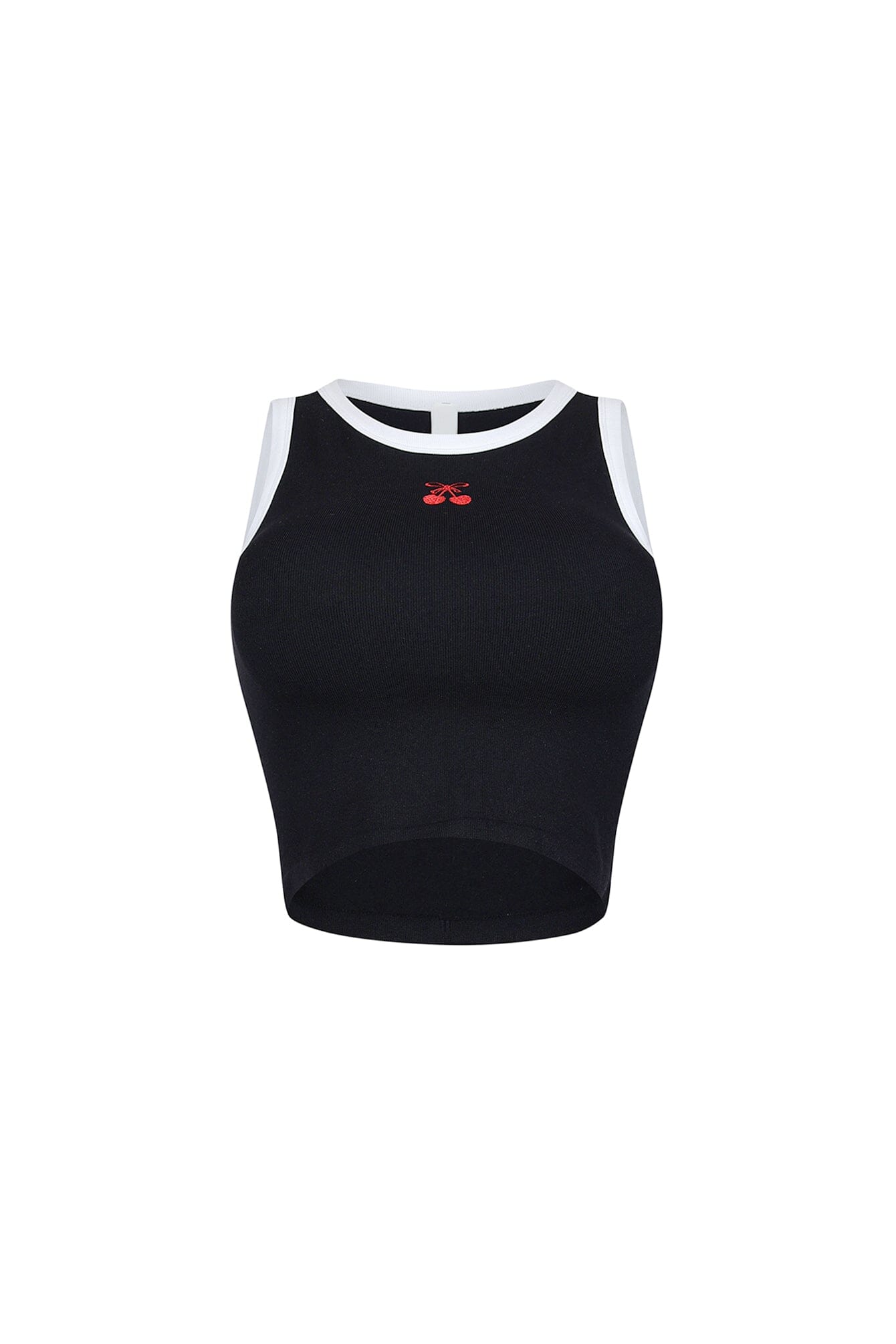 Lois Cherry Graphic Crop Top