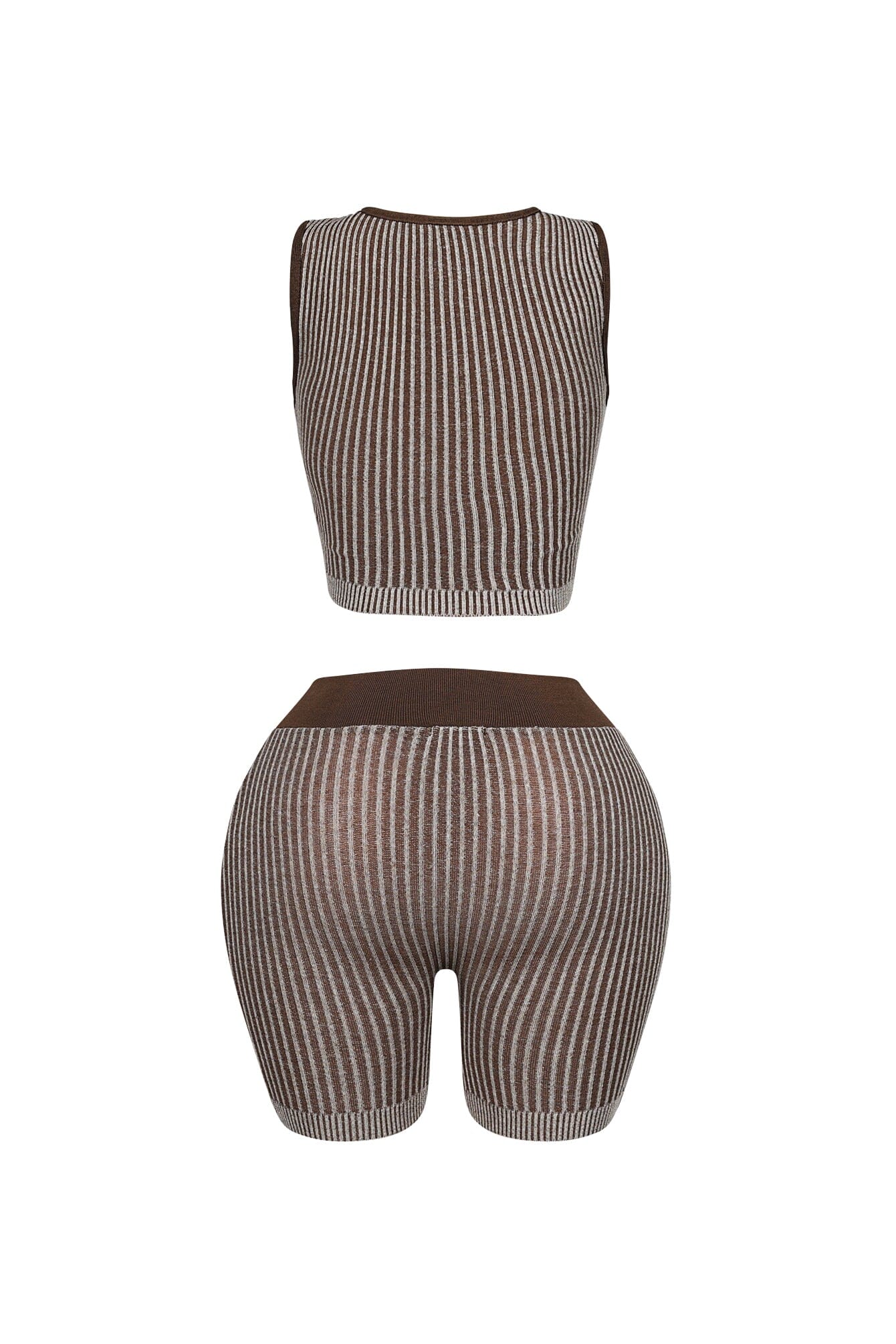 Lotus Ribbed Knit Top & Shorts SET