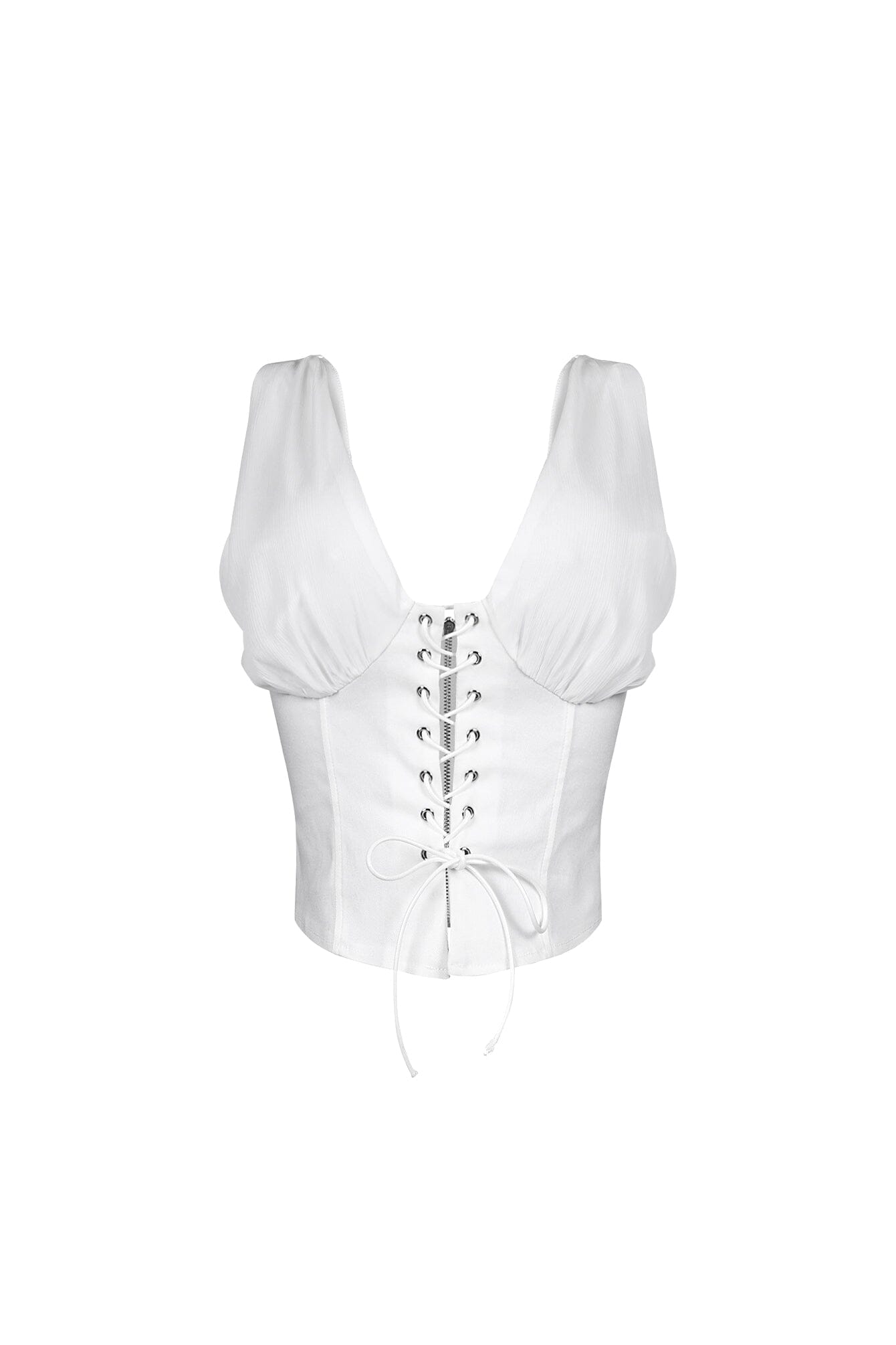 Hiroko Timeless Lace Up Vest