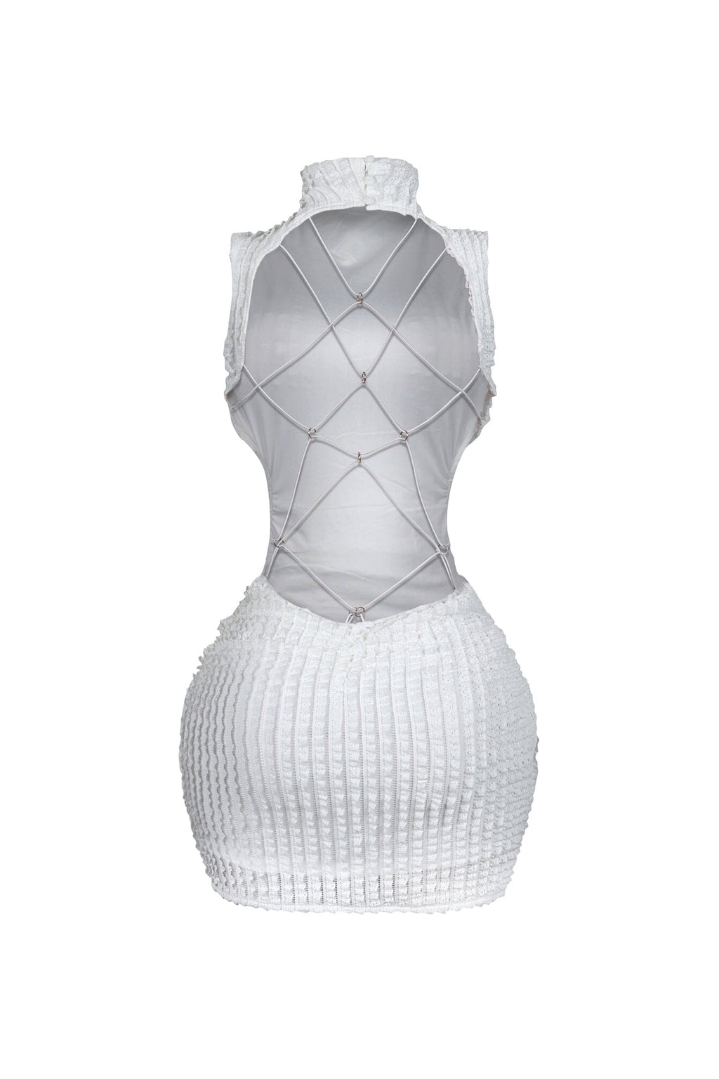 Mariko Open Back Butterfly Mini Dress