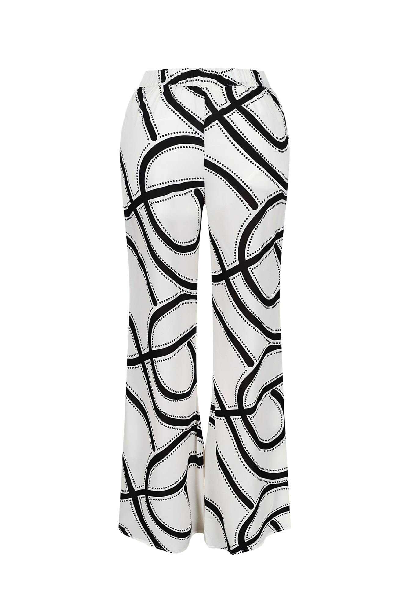 Boho Geometric Print Wide Leg Pants