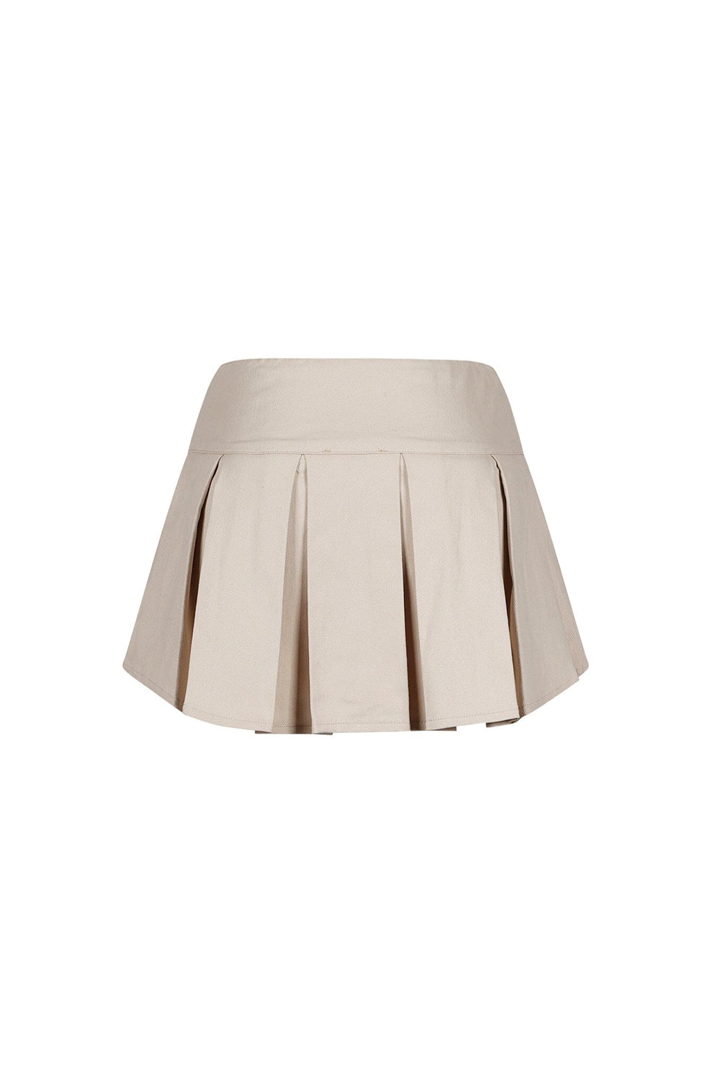 Mika Lace Up Pleated Mini Skirt