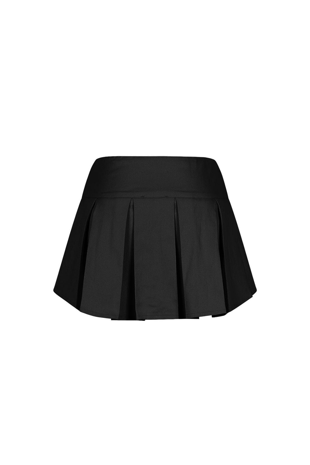 Mika Lace Up Pleated Mini Skirt