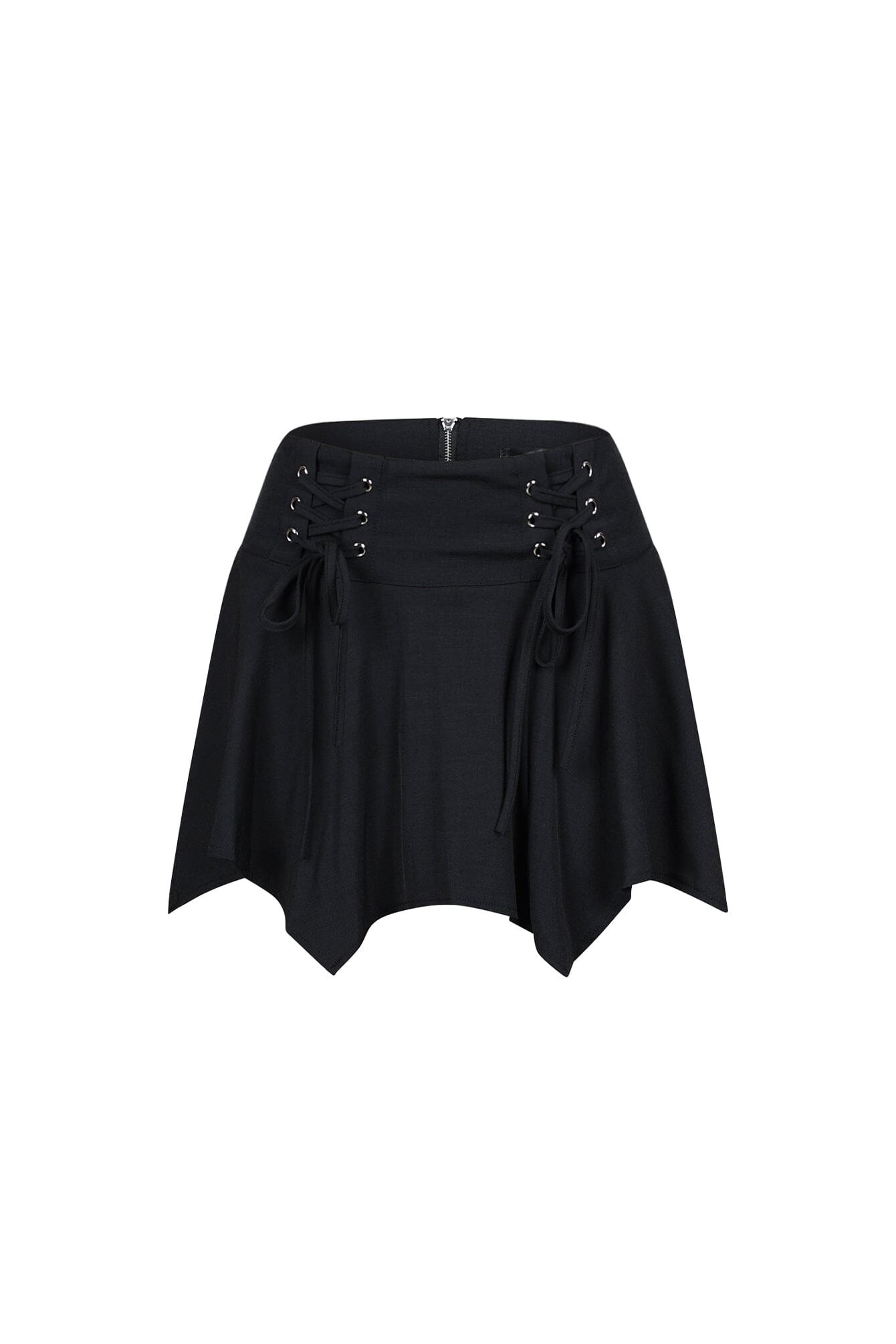 Miho Crisscross Lace Up Mini Skirt
