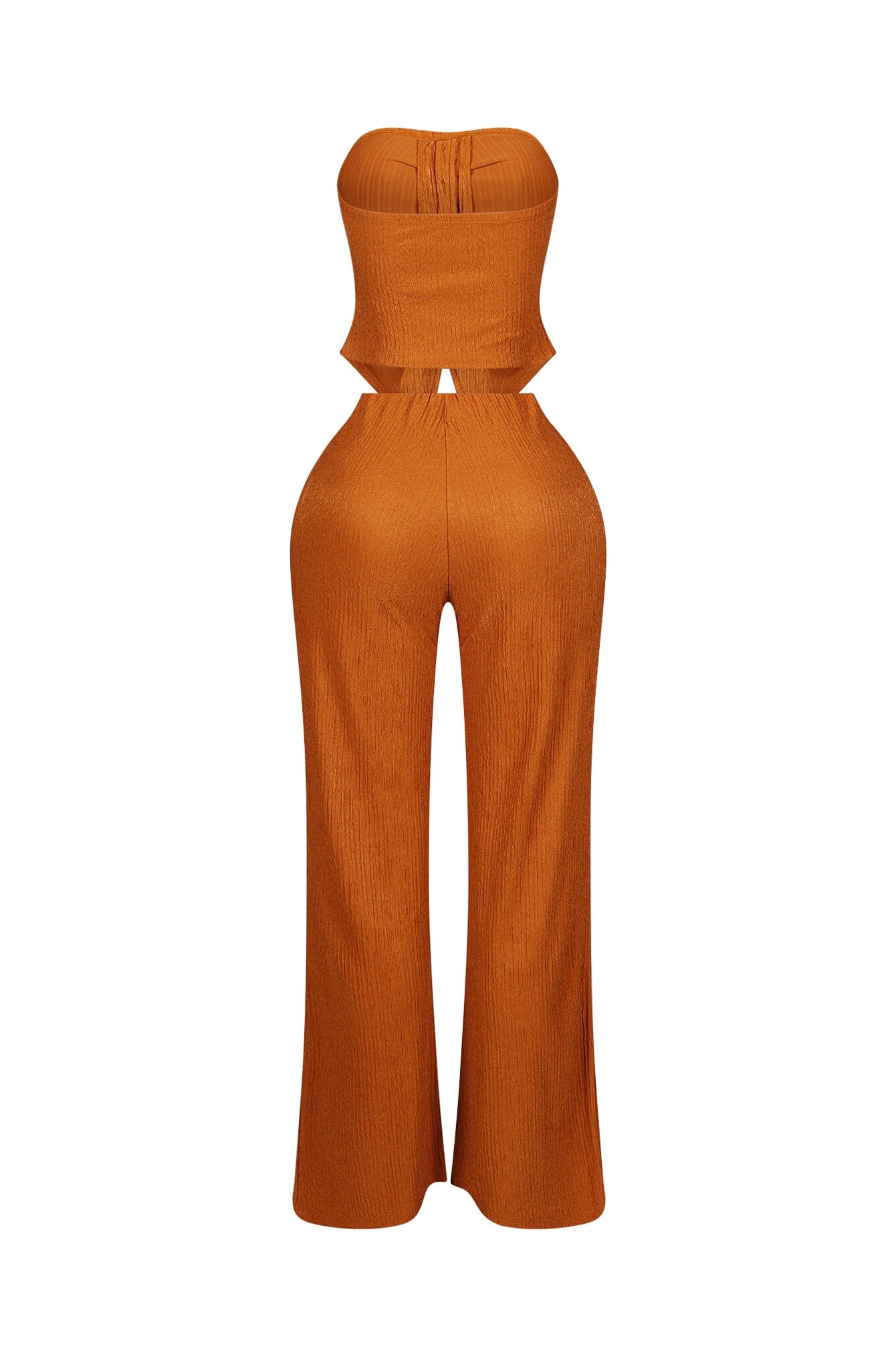 Imari Button Detail Tube Top & Pants SET