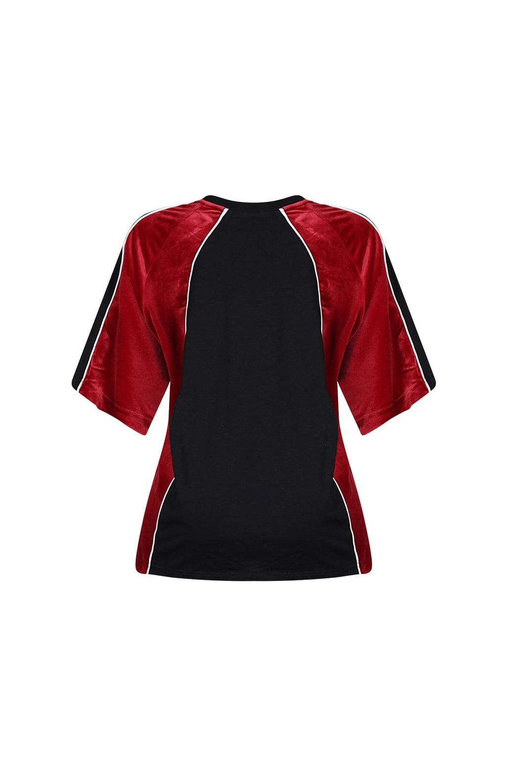 Ramses Velvet Round Neck Graphic Top