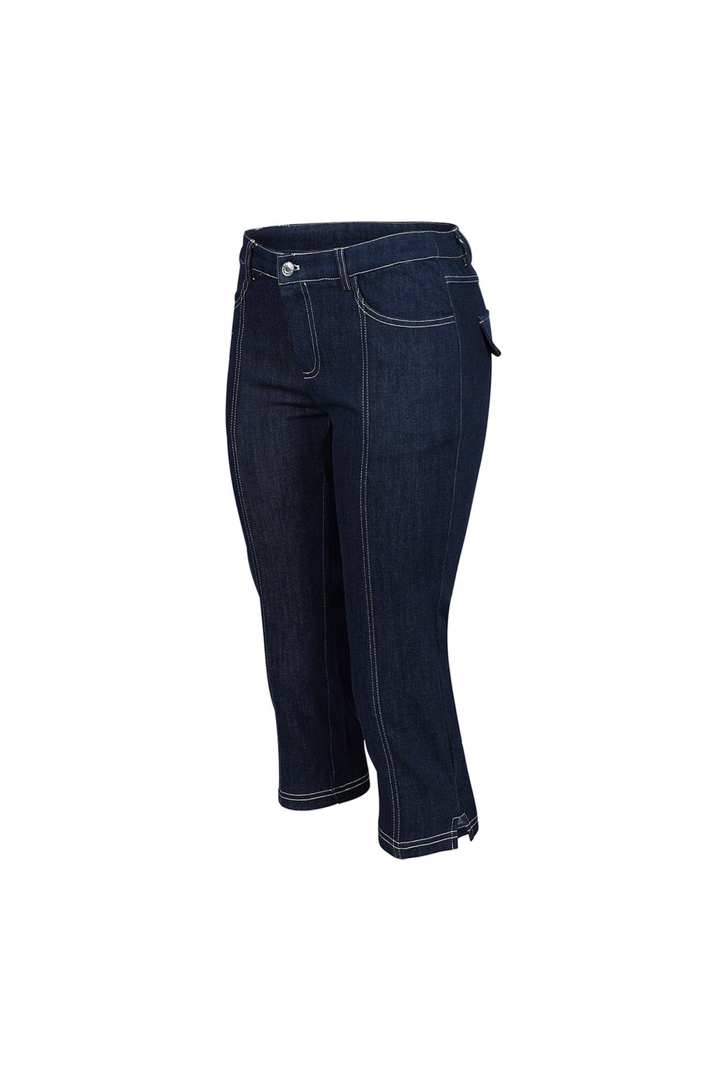 Meems Dusk Denim Capri Pants