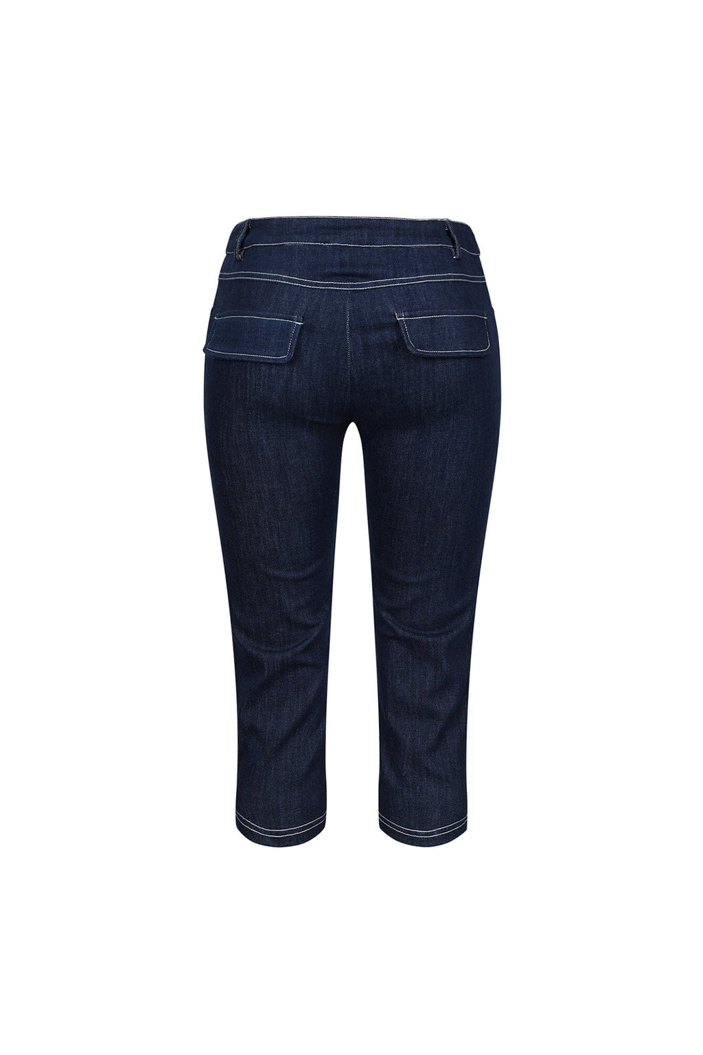 Meems Dusk Denim Capri Pants
