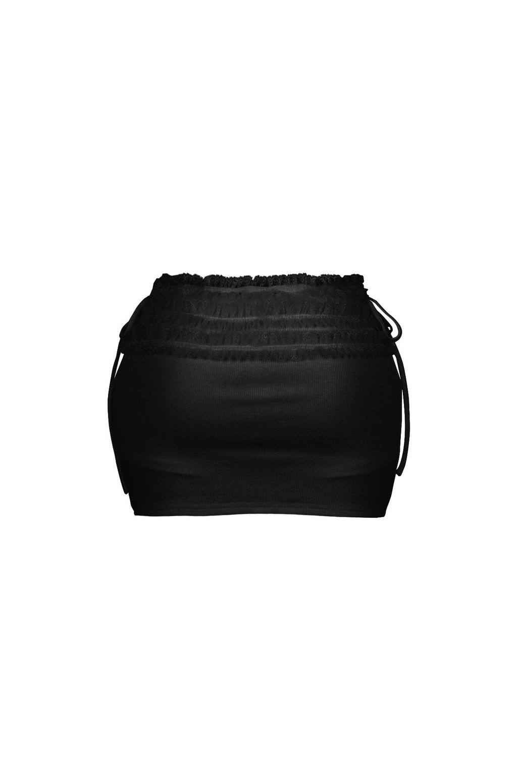 Gam Lace Trim Mini Skirt
