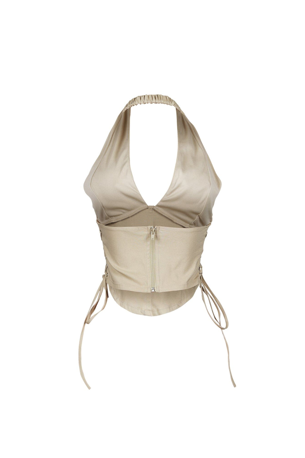 Kona Poplin Corset Halter Top