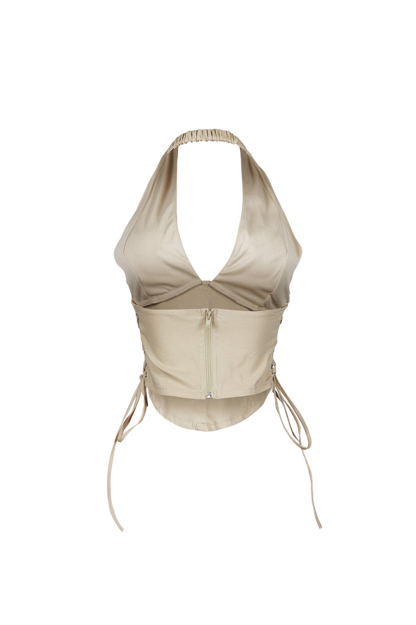 Kona Poplin Corset Halter Top